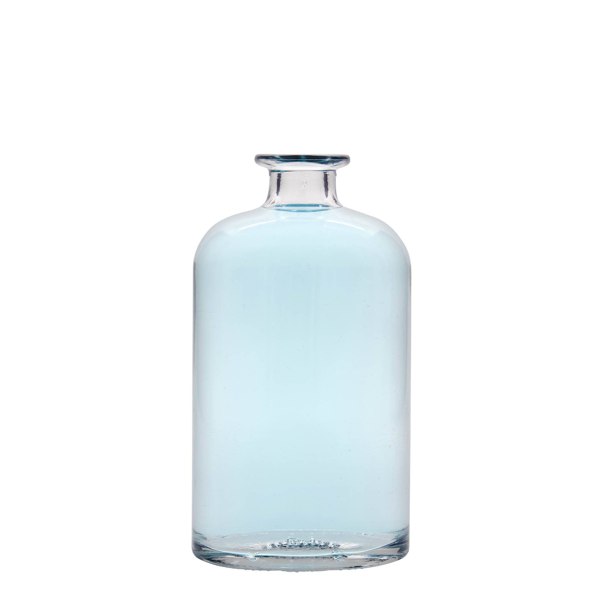 500 ml Glasflasche „Dundee“, oval, Mündung: Kork