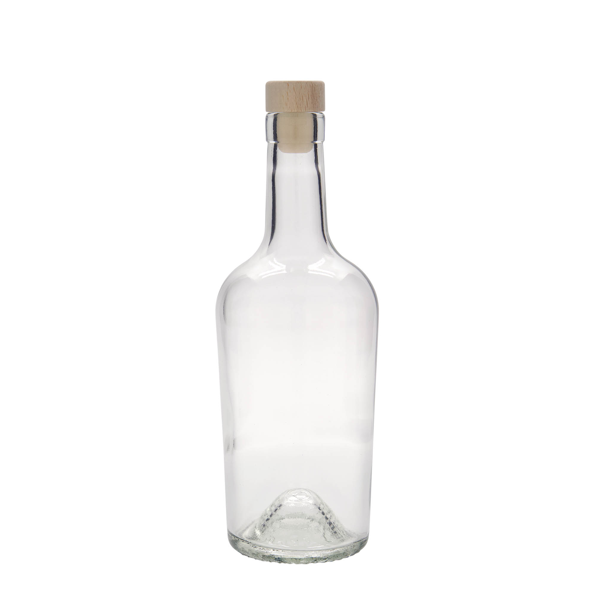 500 ml Glasflasche „Margarethe“, Mündung: Kork
