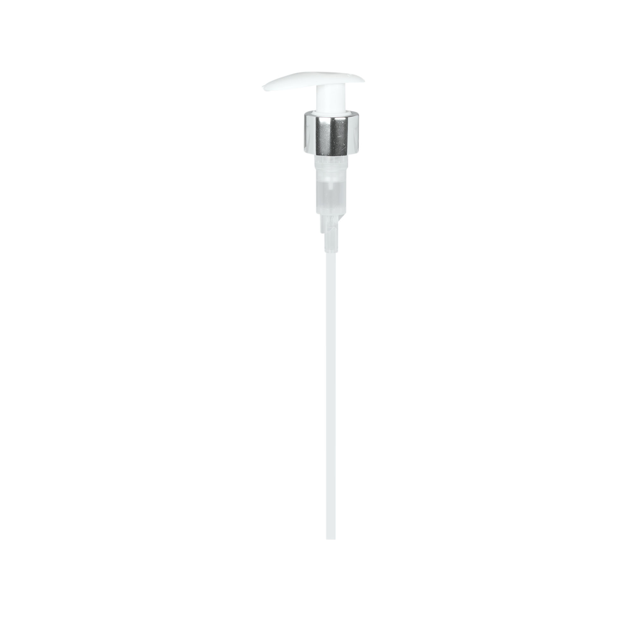Schraubverschluss Dispenserpumpe, PP-Kunststoff, weiß, für Mündung: 24/410 Schraubverschluss Dispenserpumpe, PP-Kunststoff, weiß, für Mündung: 24/410