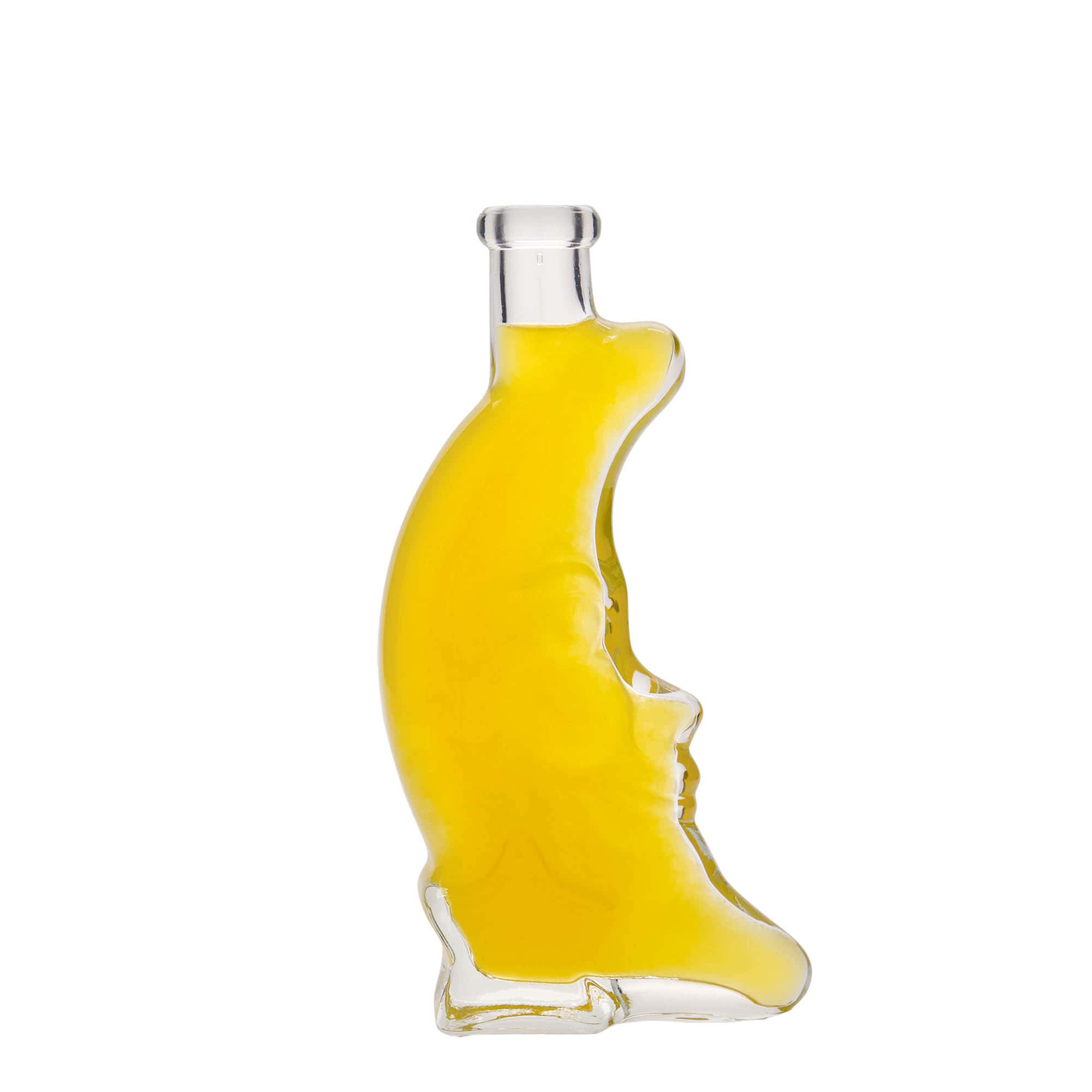 200 ml Glasflasche 'Mond', Mündung: Kork 200 ml Glasflasche 'Mond', Mündung: Kork