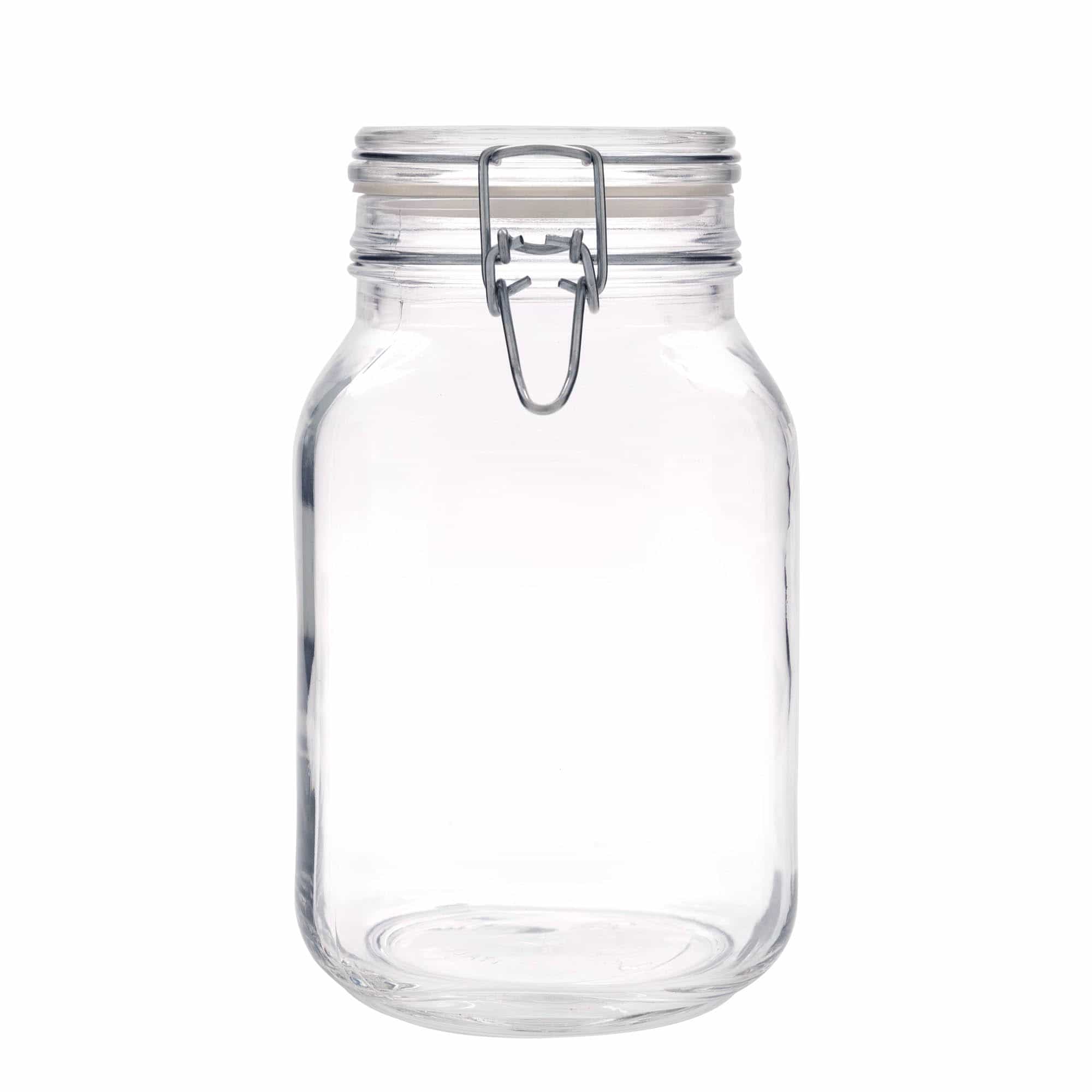 2.000 ml Drahtbügelglas 'Fido', quadratisch, Mündung: Drahtbügelverschluss 2.000 ml Drahtbügelglas 'Fido', quadratisch, Mündung: Drahtbügelverschluss