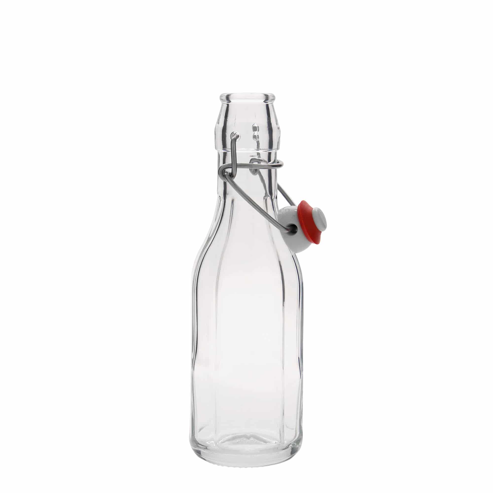 250 ml Glasflasche 'Bravo', zehneckig, Mündung: Bügelverschluss 250 ml Glasflasche 'Bravo', zehneckig, Mündung: Bügelverschluss