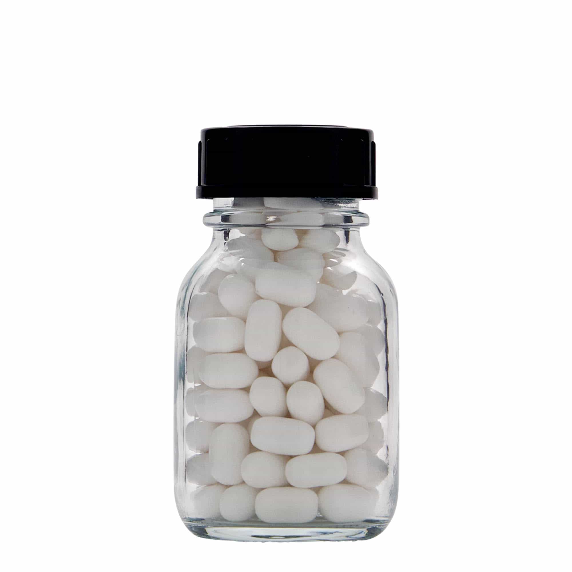 50 ml Weithalsglas, Mündung: DIN 32