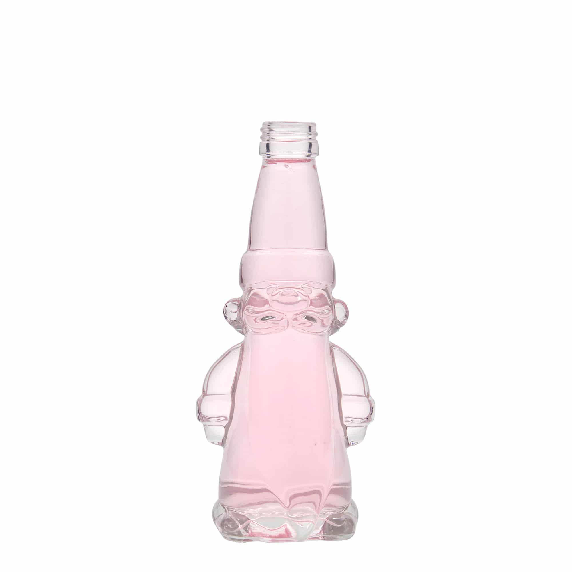 200 ml Glasflasche „Weihnachtswichtel“, Mündung: PP 28