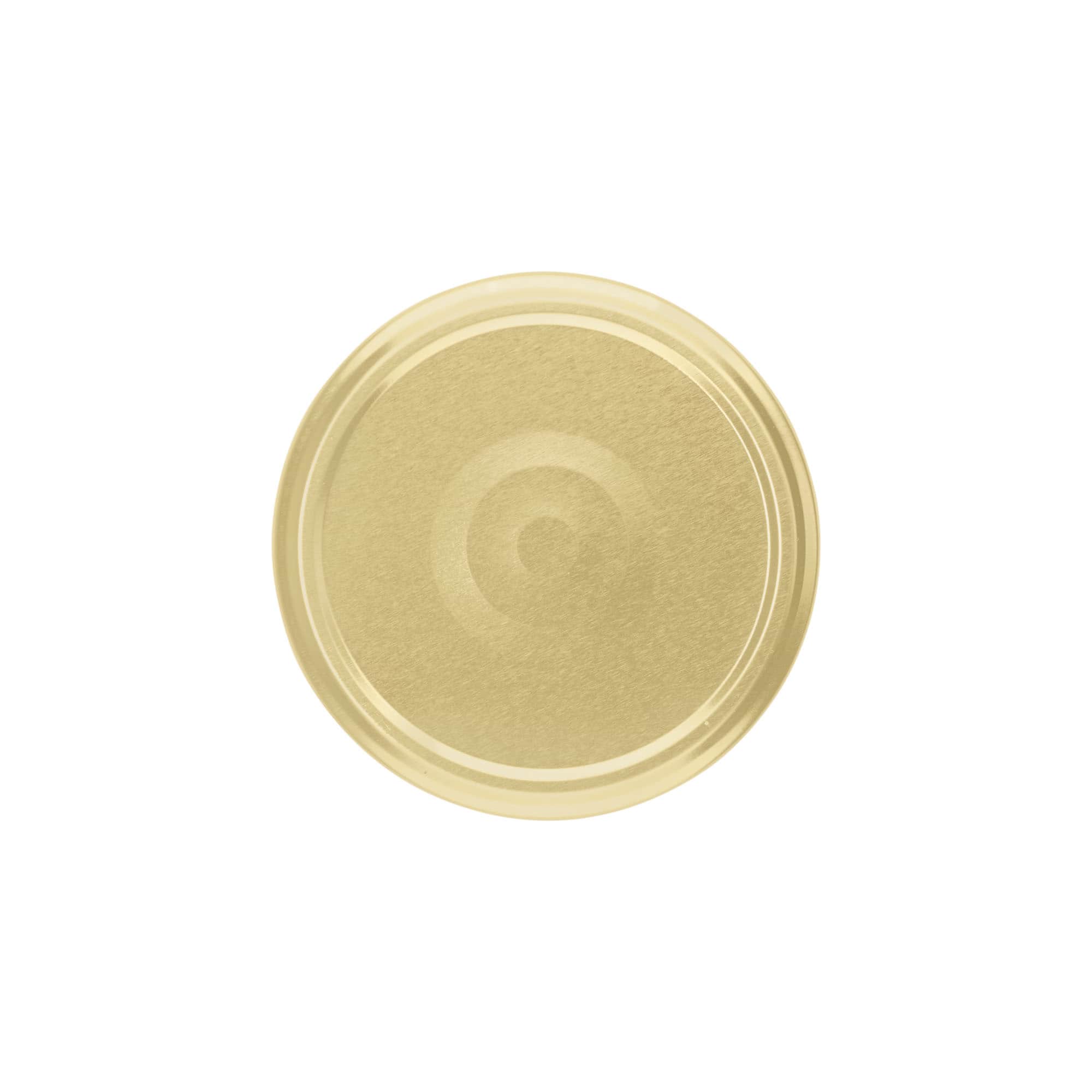 Twist-off-Deckel, Weißblech, sterilisierbar, gold, für Mündung: TO 82