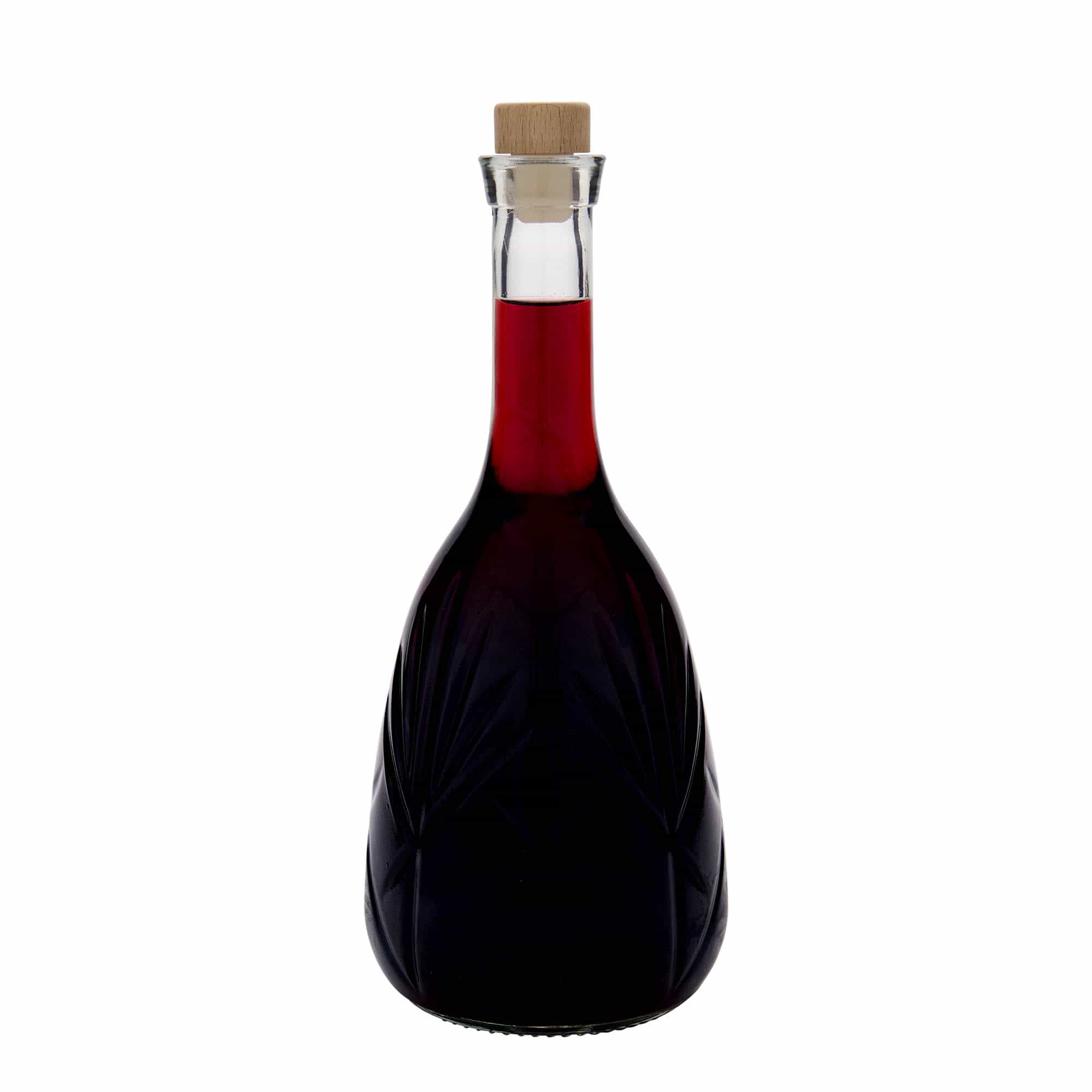 1.000 ml Glasflasche „Reliefa“, Mündung: Kork