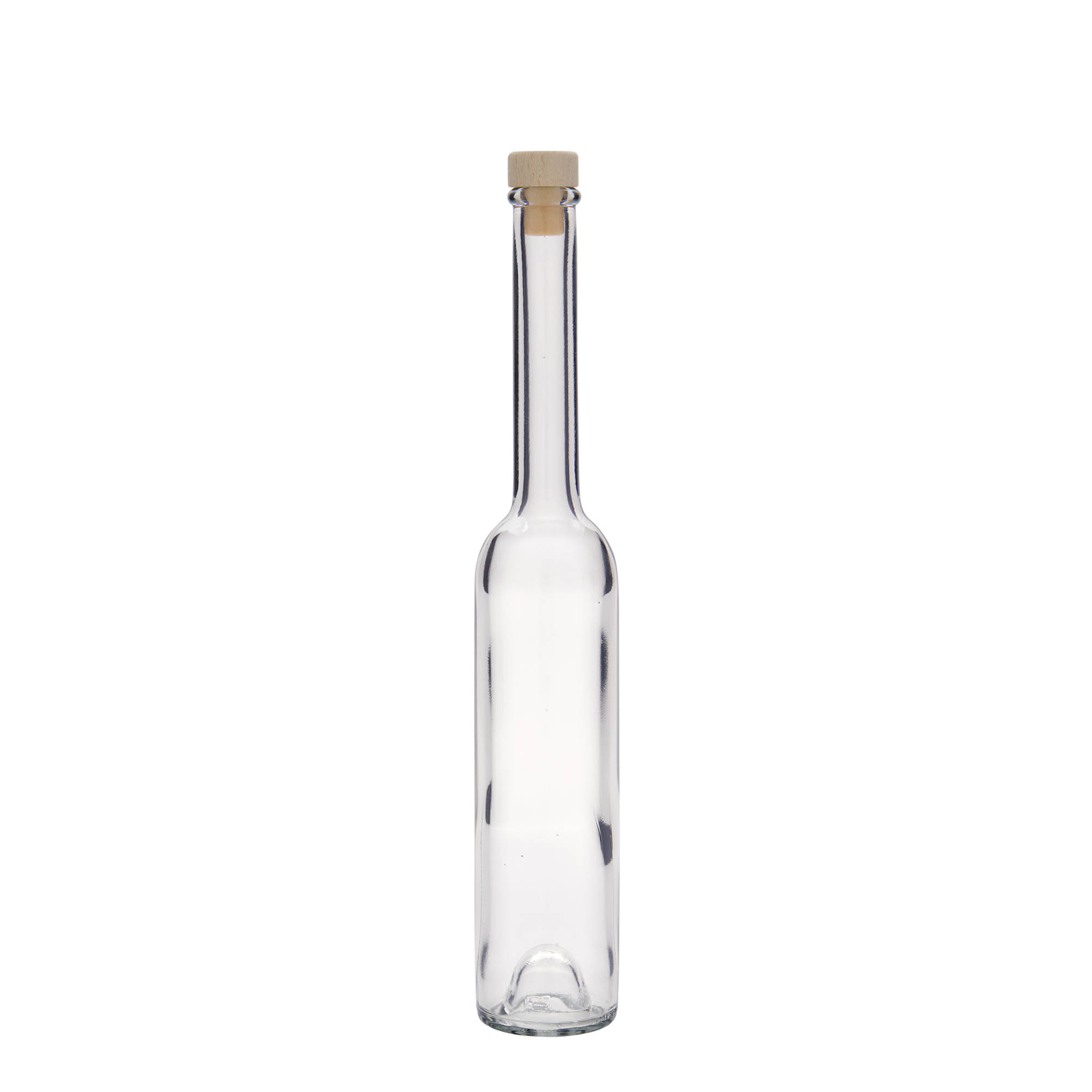 100 ml Glasflasche 'Platina', Mündung: Kork