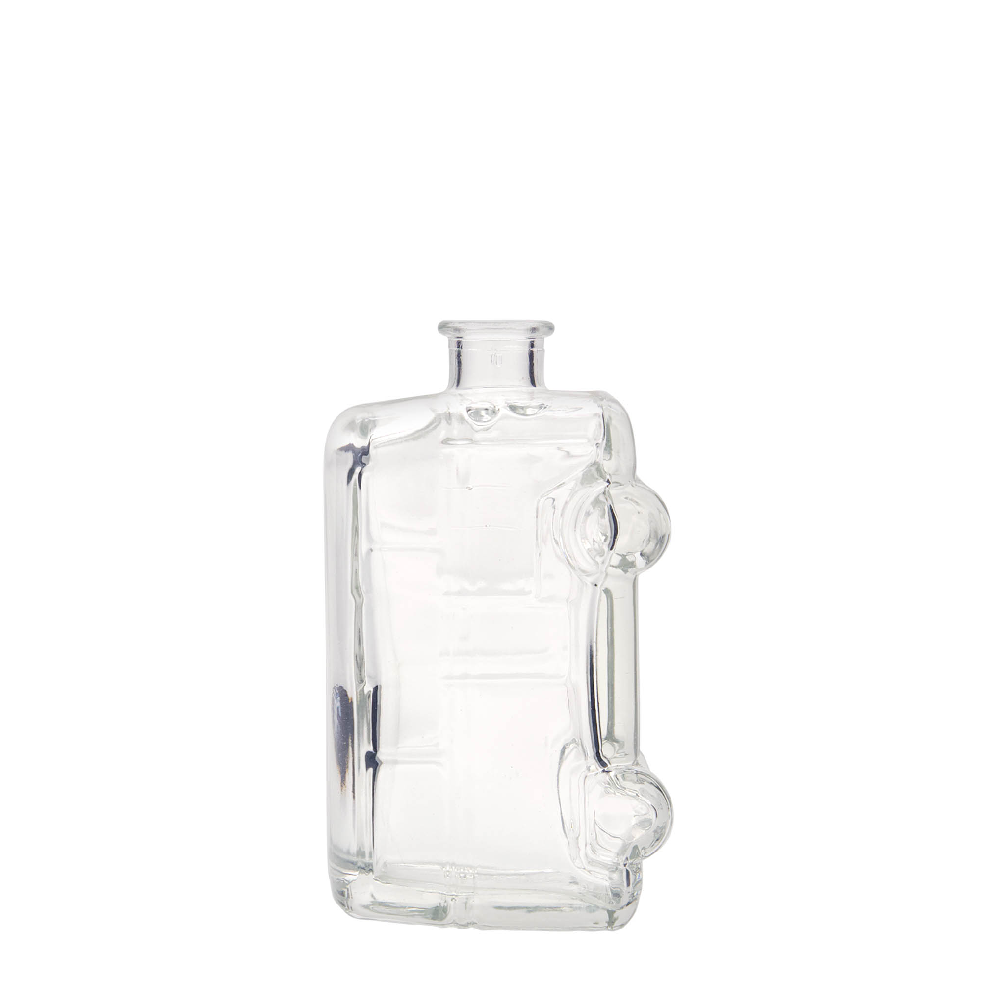 200 ml Glasflasche 'Bulli', Mündung: Kork