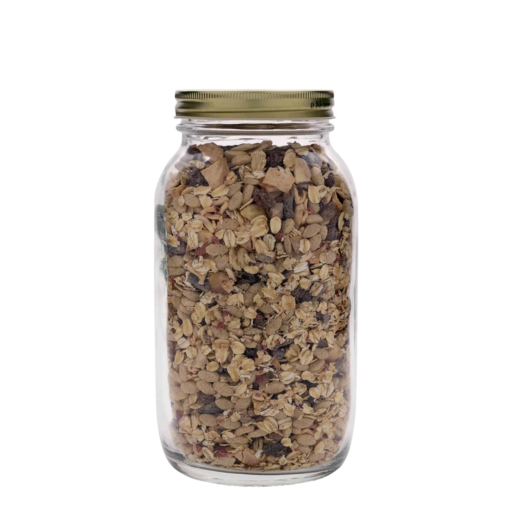 1.500 ml Glas 'Quattro Stagioni', Mündung: Schraubverschluss