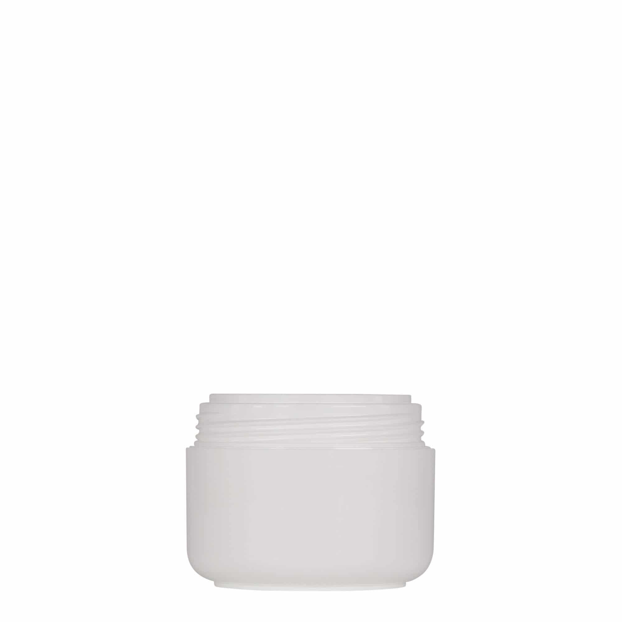 50 ml Kunststoffdose 'Bianca', PP, weiß, Mündung: Schraubverschluss