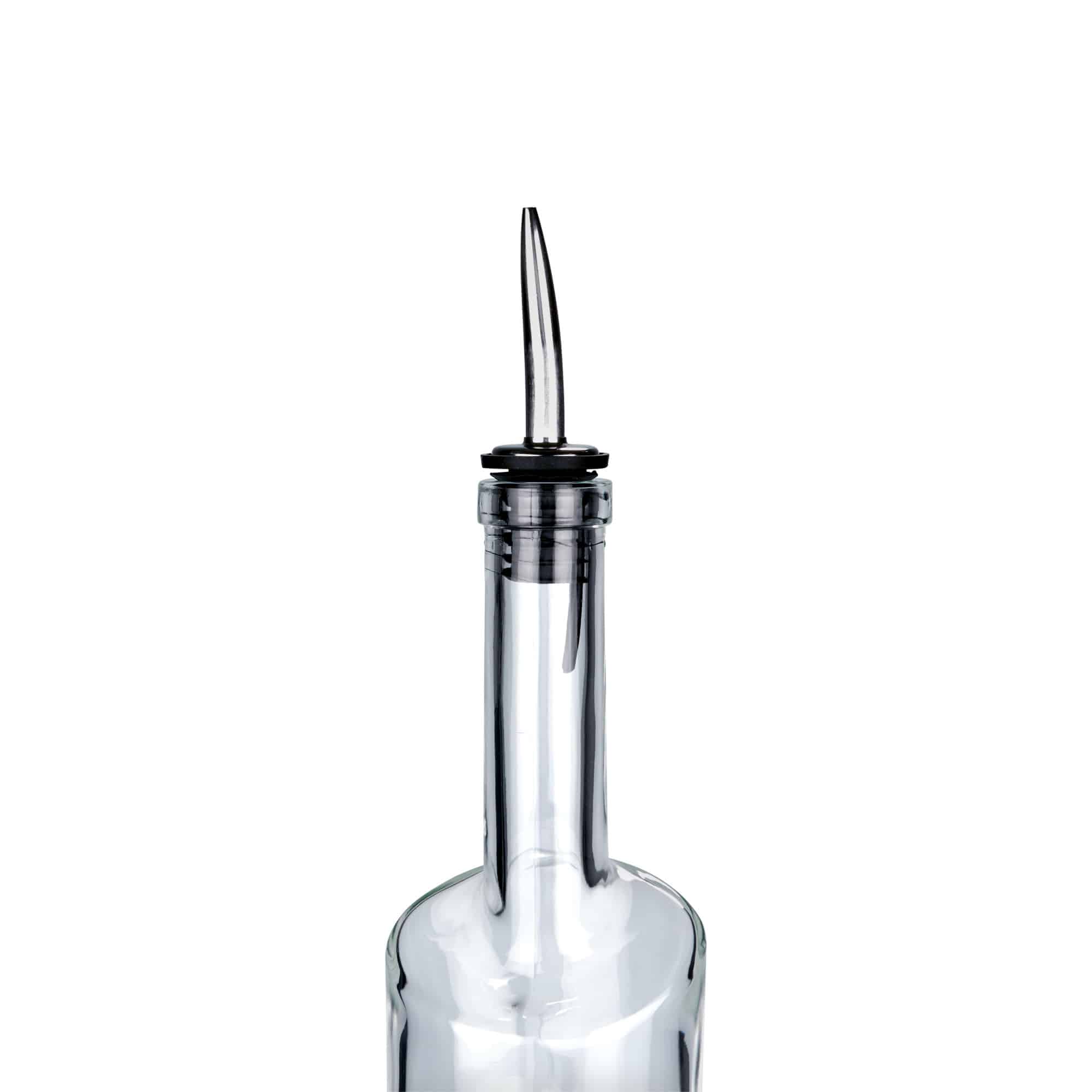Ausgießer Inox Samtkragen, Edelstahl, silber