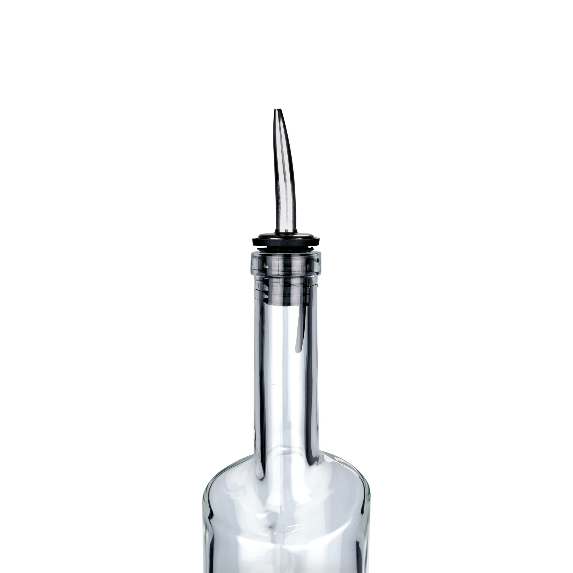 Ausgießer Inox Samtkragen, Edelstahl, silber