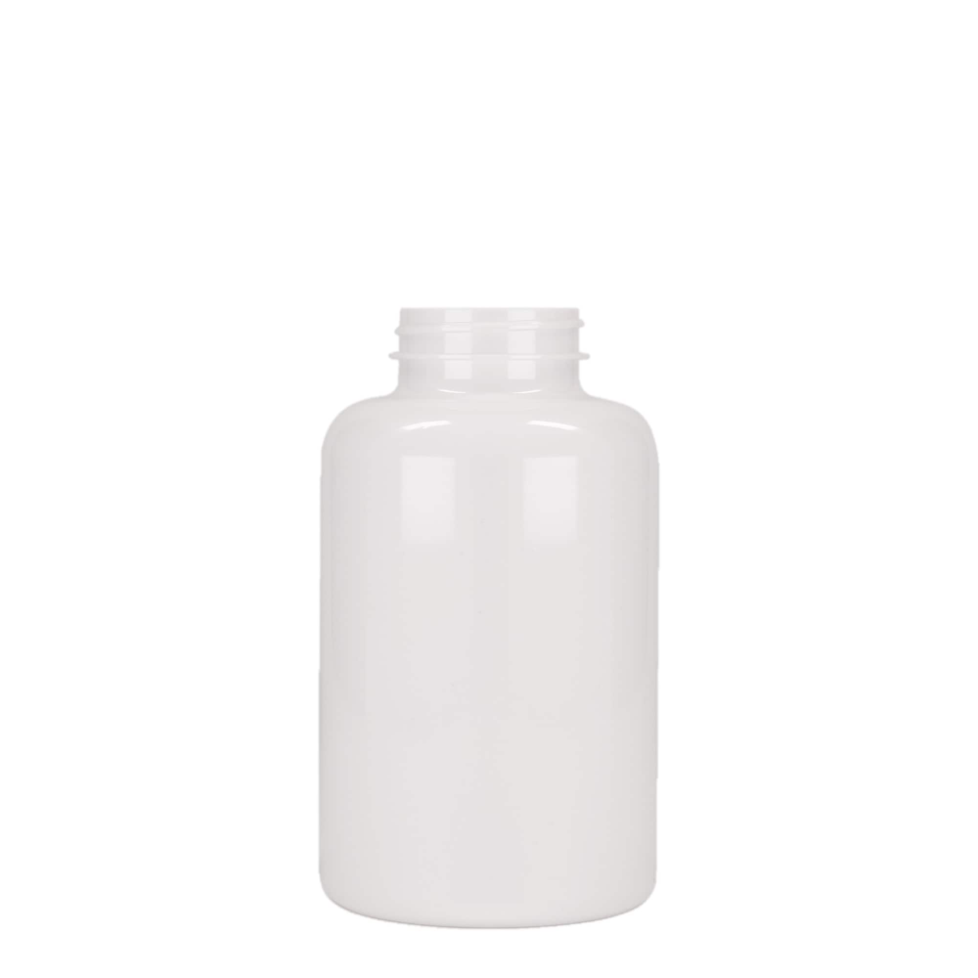 500 ml PET-Packer, Kunststoff, weiß, Mündung: 45/400