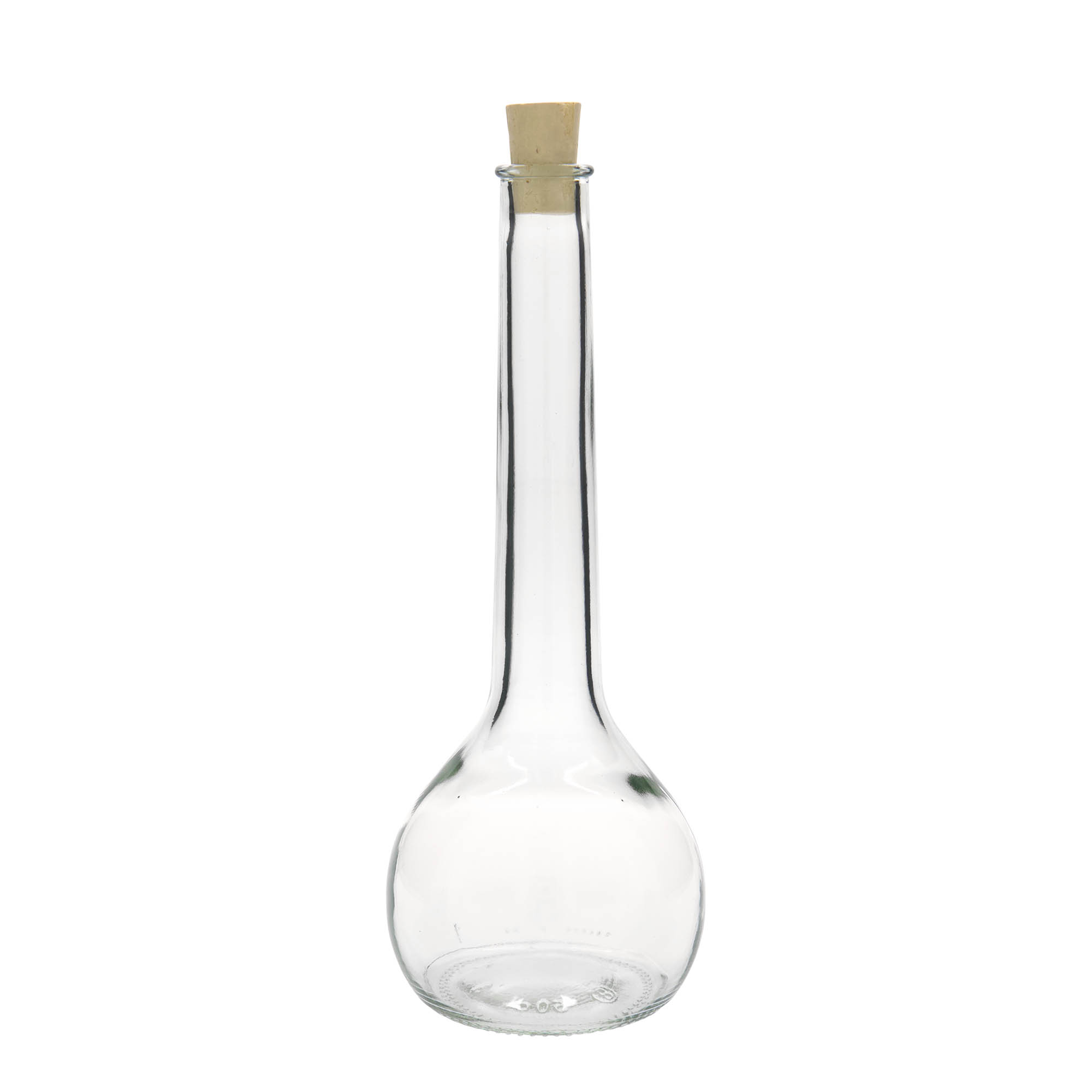 500 ml Glasflasche „Tulipano“, Mündung: Kork