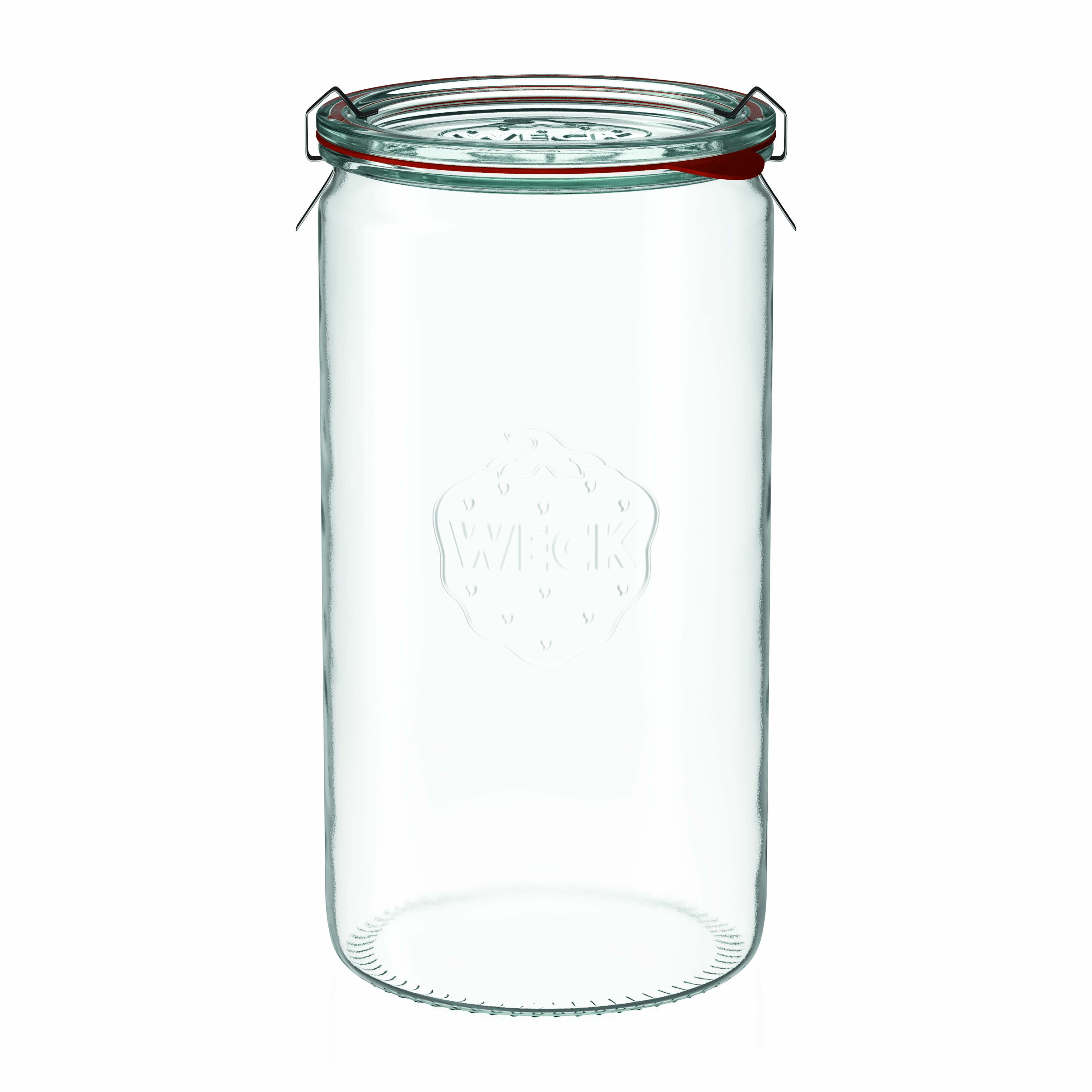 1.575 ml WECK-Zylinderglas, Mündung: Rundrand