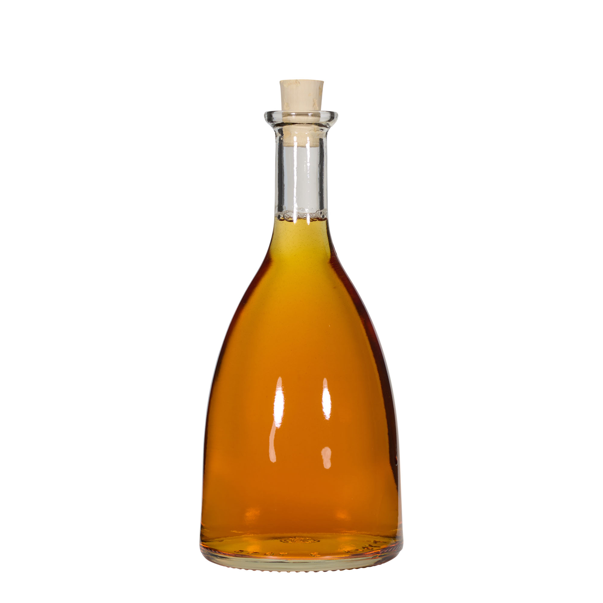700 ml Glasflasche 'Viola', Mündung: Kork 700 ml Glasflasche 'Viola', Mündung: Kork