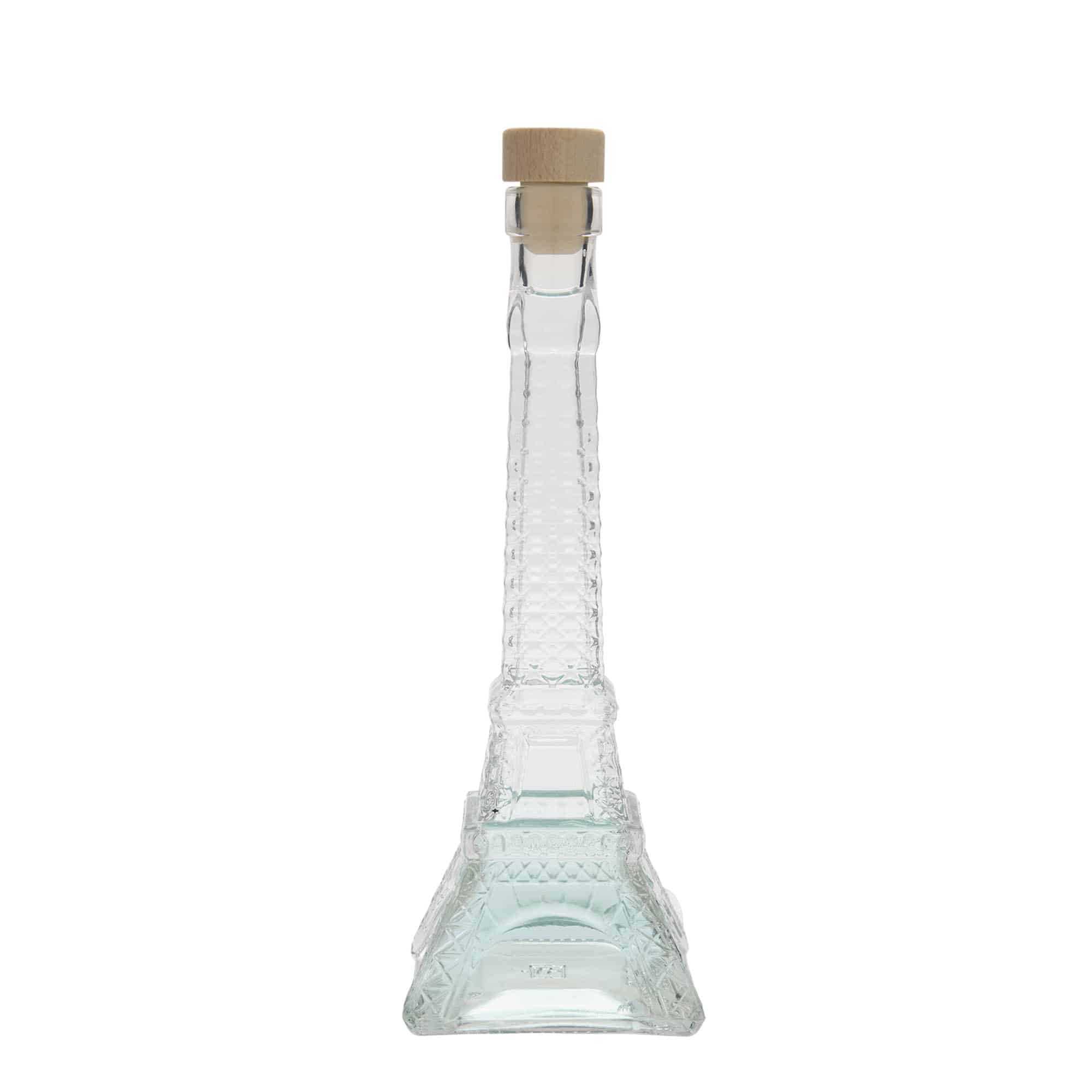 200 ml Glasflasche „Eiffelturm“, Mündung: Kork