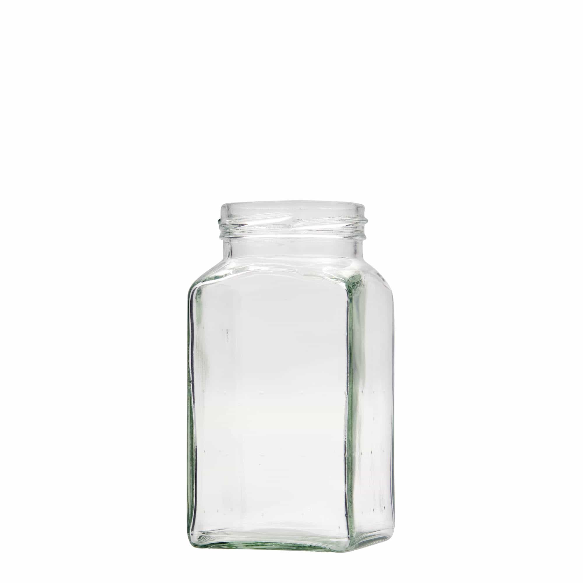 312 ml Vierkantglas, Mündung: Twist-Off (TO 58)