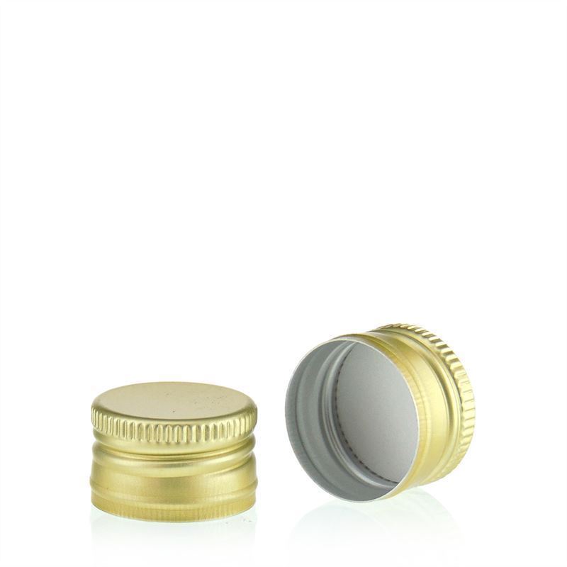 Schraubverschluss, Metall, gold, für Mündung: PP 22 Schraubverschluss, Metall, gold, für Mündung: PP 22