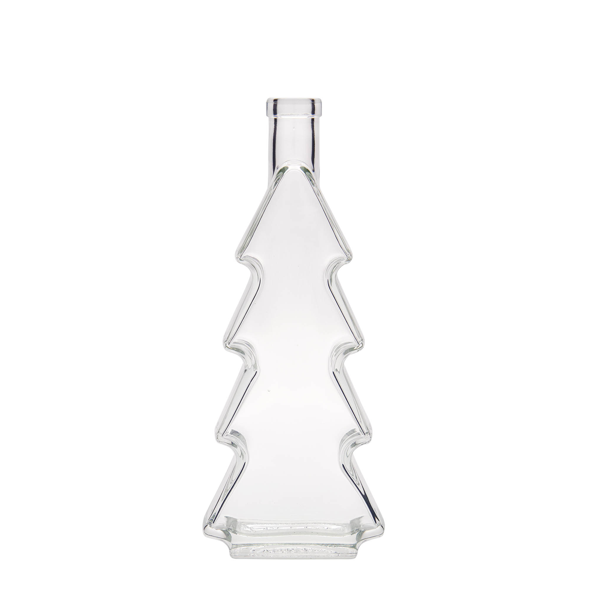 350 ml Glasflasche „Tannenbaum“, Mündung: Kork