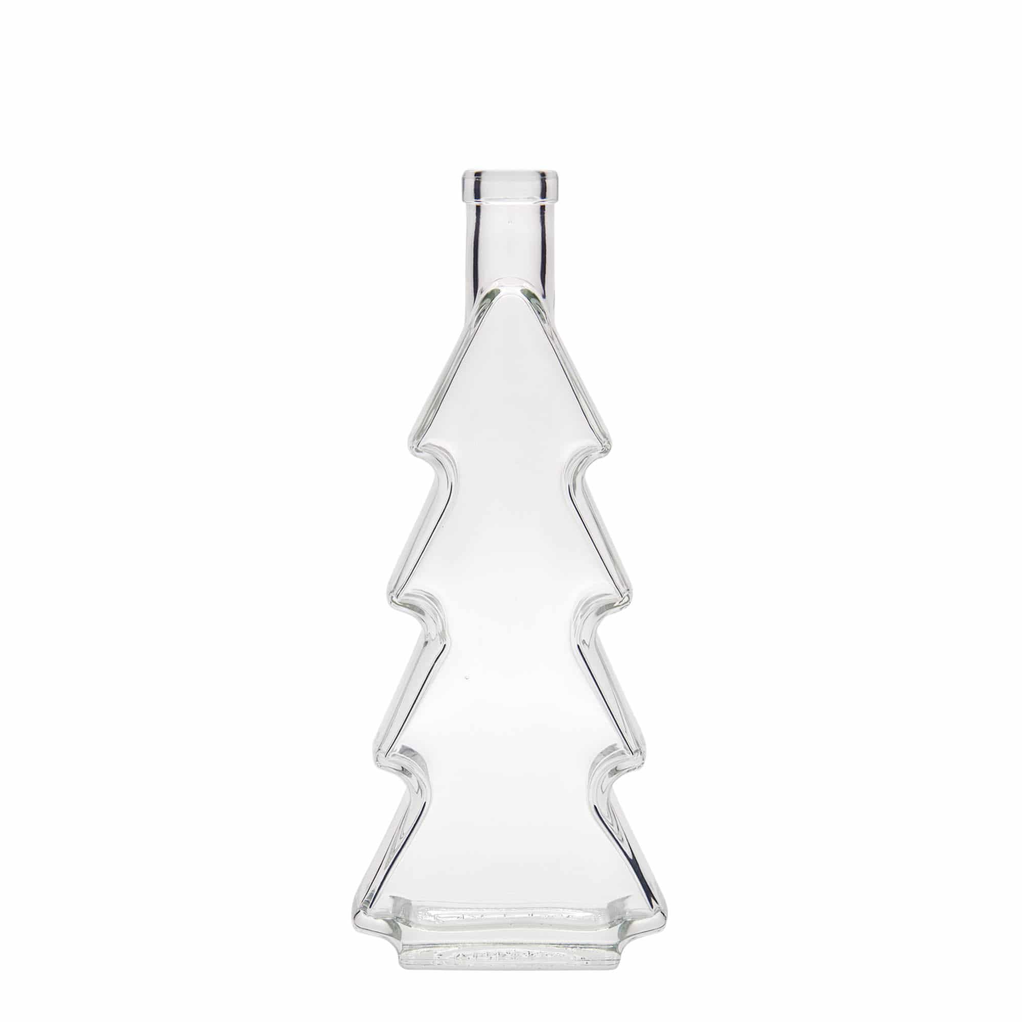 350 ml Glasflasche „Tannenbaum“, Mündung: Kork