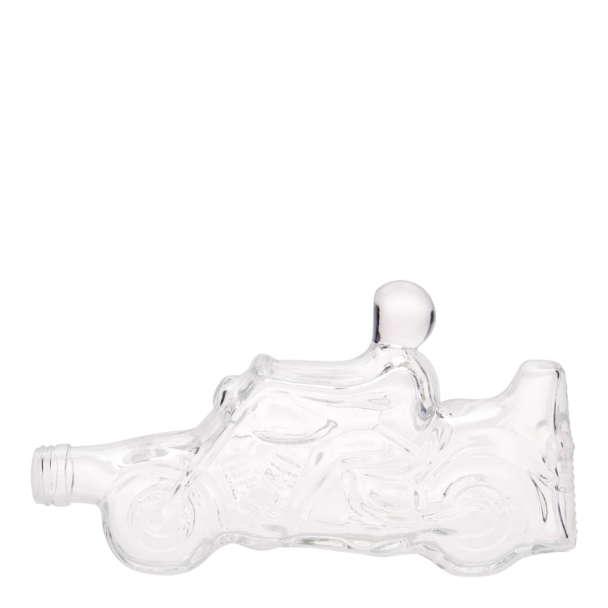 350 ml Glasflasche „Motorrad“, Mündung: PP 28