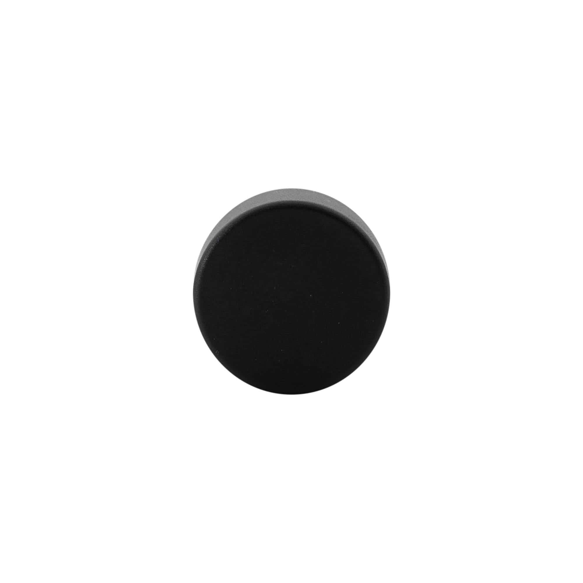 Griffkorken 19 mm, Kunststoff, schwarz, für Mündung: Kork