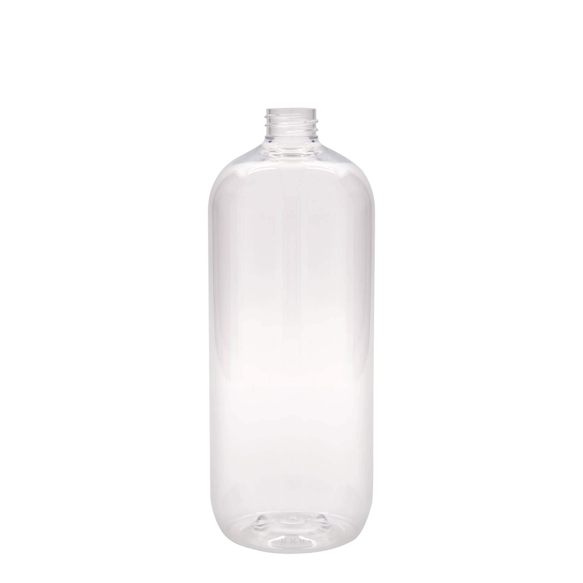1.000 ml PET-Flasche 'Boston', Kunststoff, Mündung: 28/410