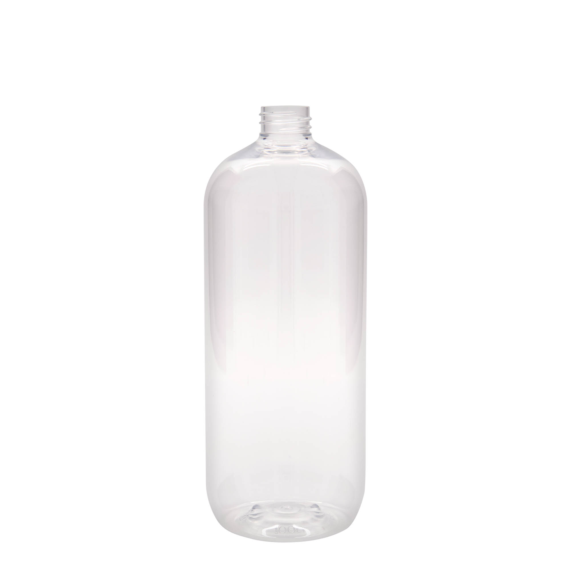 1.000 ml PET-Flasche „Boston“, Kunststoff, Mündung:  28/410