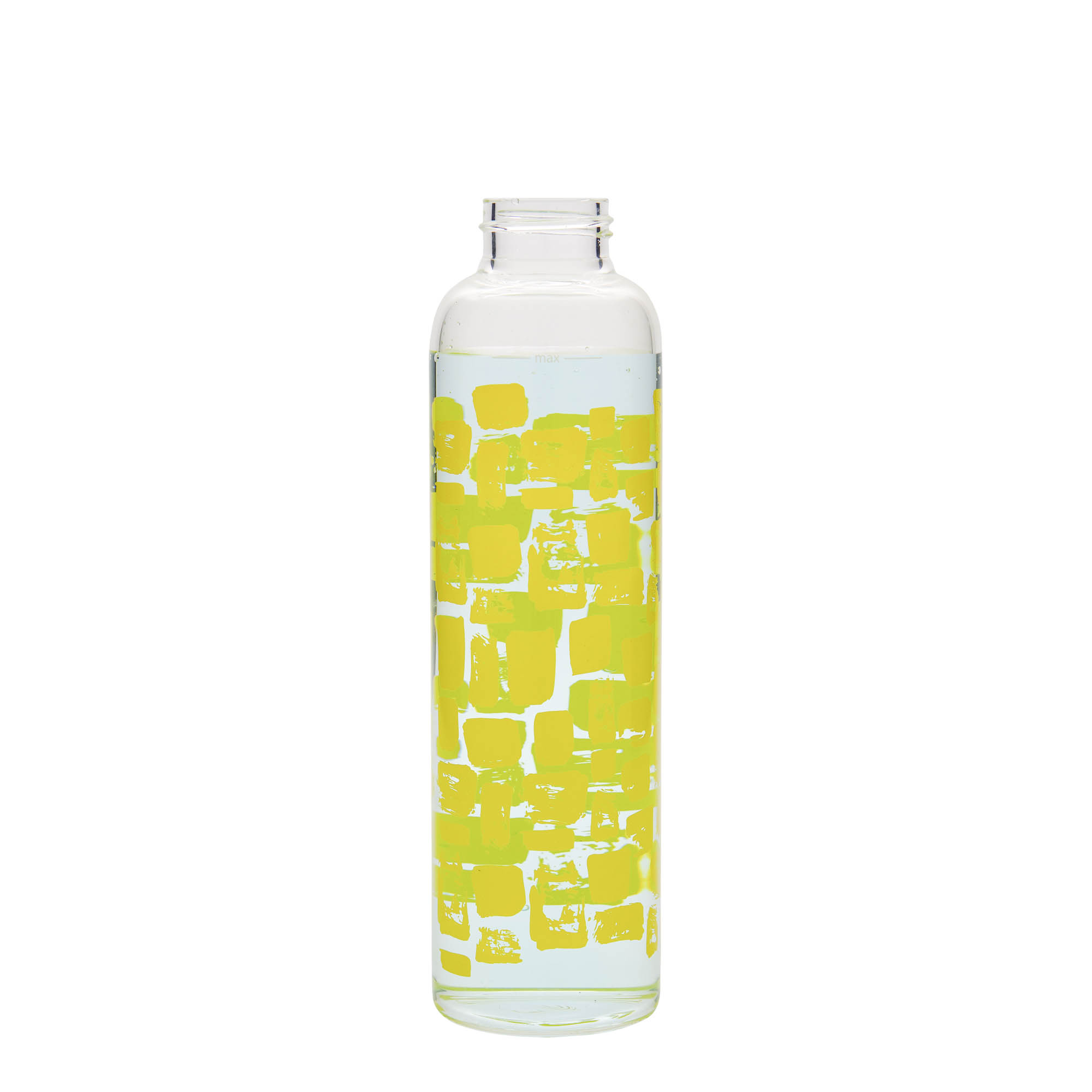 500 ml Trinkflasche „Perseus - Gelbe Rechtecke“, Mündung: Schraubverschluss