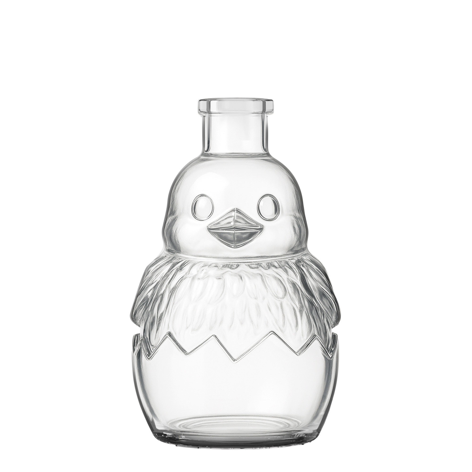 200 ml Glasflasche 'Küken', Mündung: Kork 200 ml Glasflasche 'Küken', Mündung: Kork