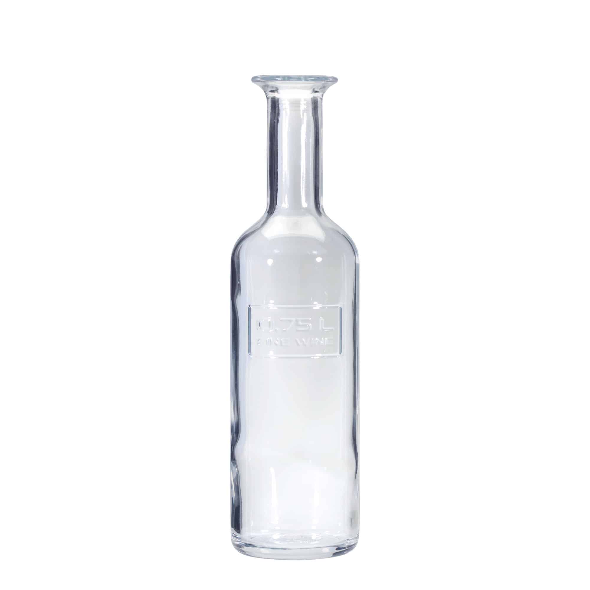 750 ml Glasflasche 'Optima Fine Wine', Mündung: Kork