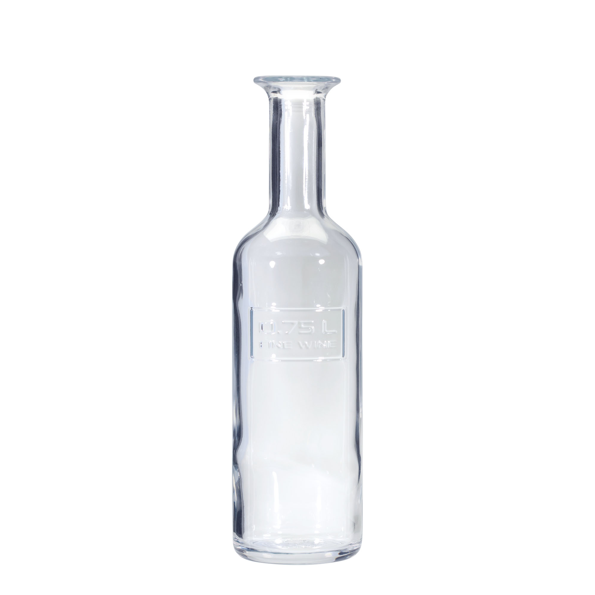 750 ml Glasflasche „Optima Fine Wine“, Mündung: Kork