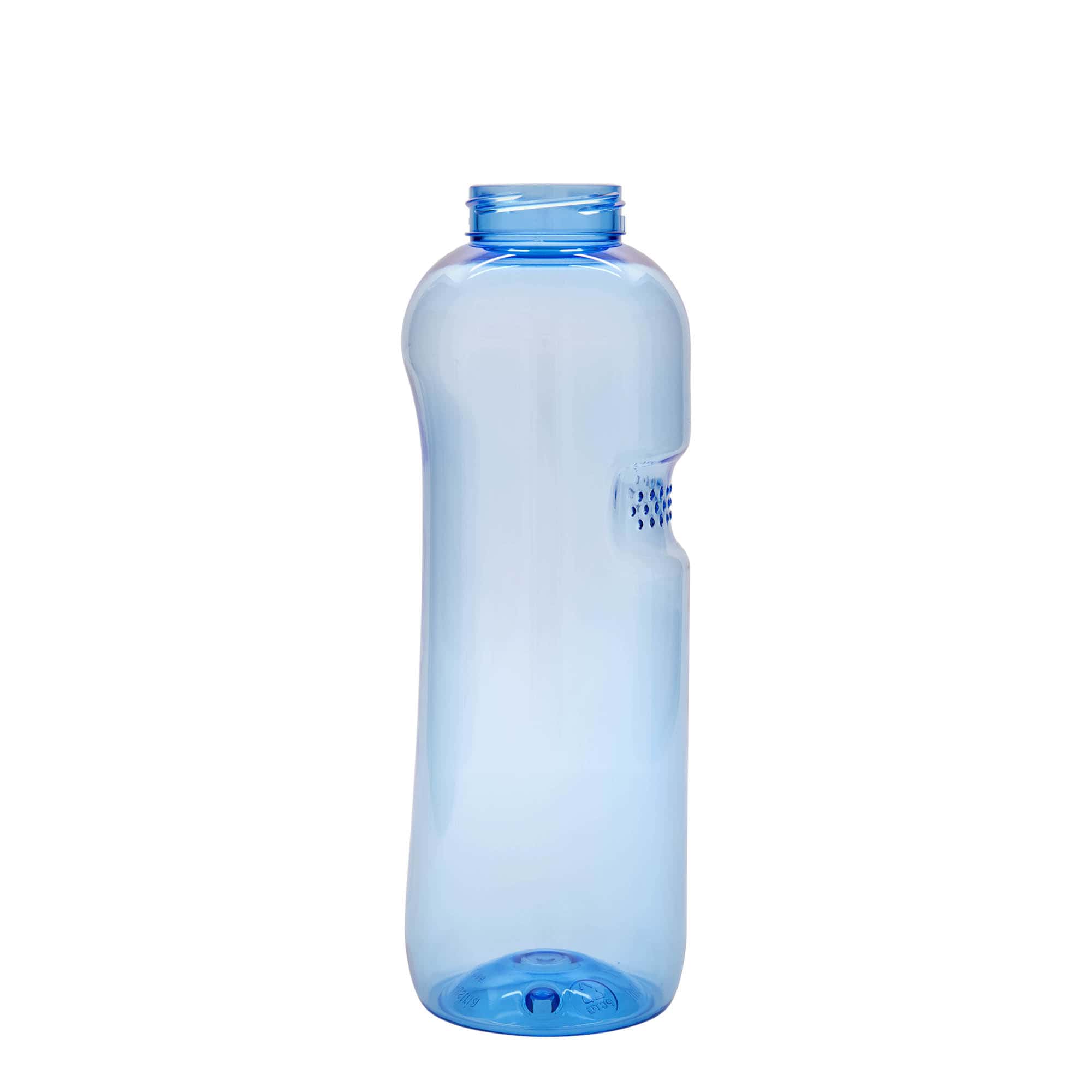1.000 ml PET-Trinkflasche 'Kavodrink', Kunststoff, blau