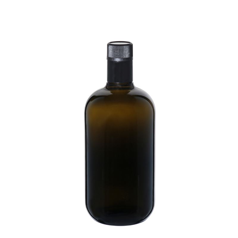 750 ml Essig-/Ölflasche „Biolio“, Glas, antikgrün, Mündung: DOP