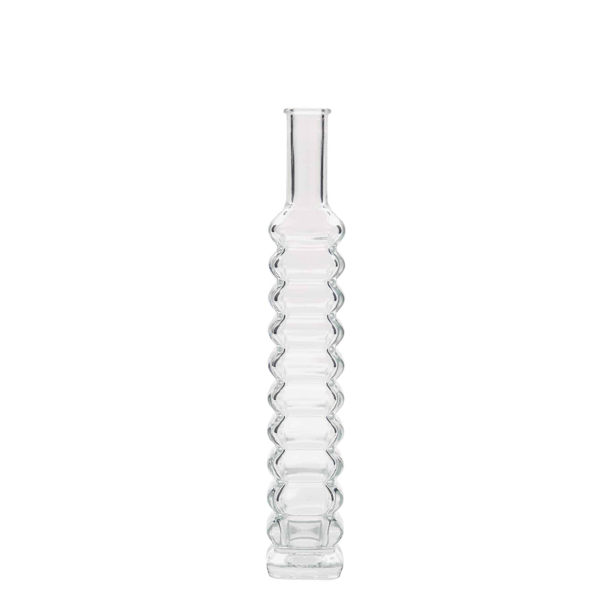 100 ml Glasflasche „Roma“, quadratisch, Mündung: Kork
