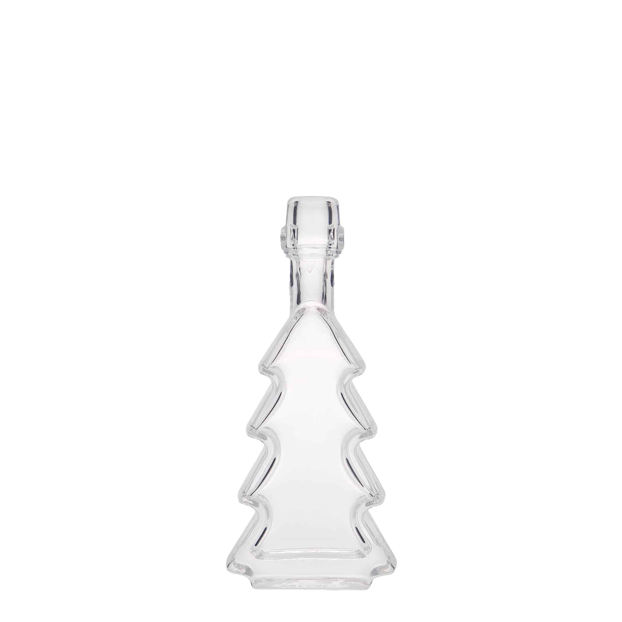 40 ml Glasflasche 'Tannenbaum', Mündung: Bügelverschluss