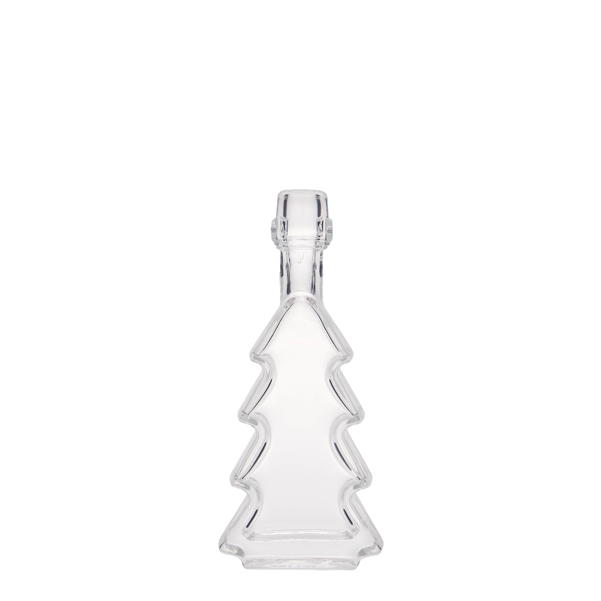 40 ml Glasflasche „Tannenbaum“, Mündung: Bügelverschluss