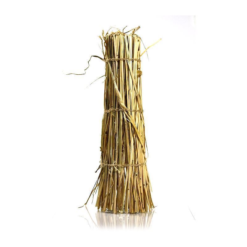 Flaschendekoration Strohhülse, beige Flaschendekoration Strohhülse, beige