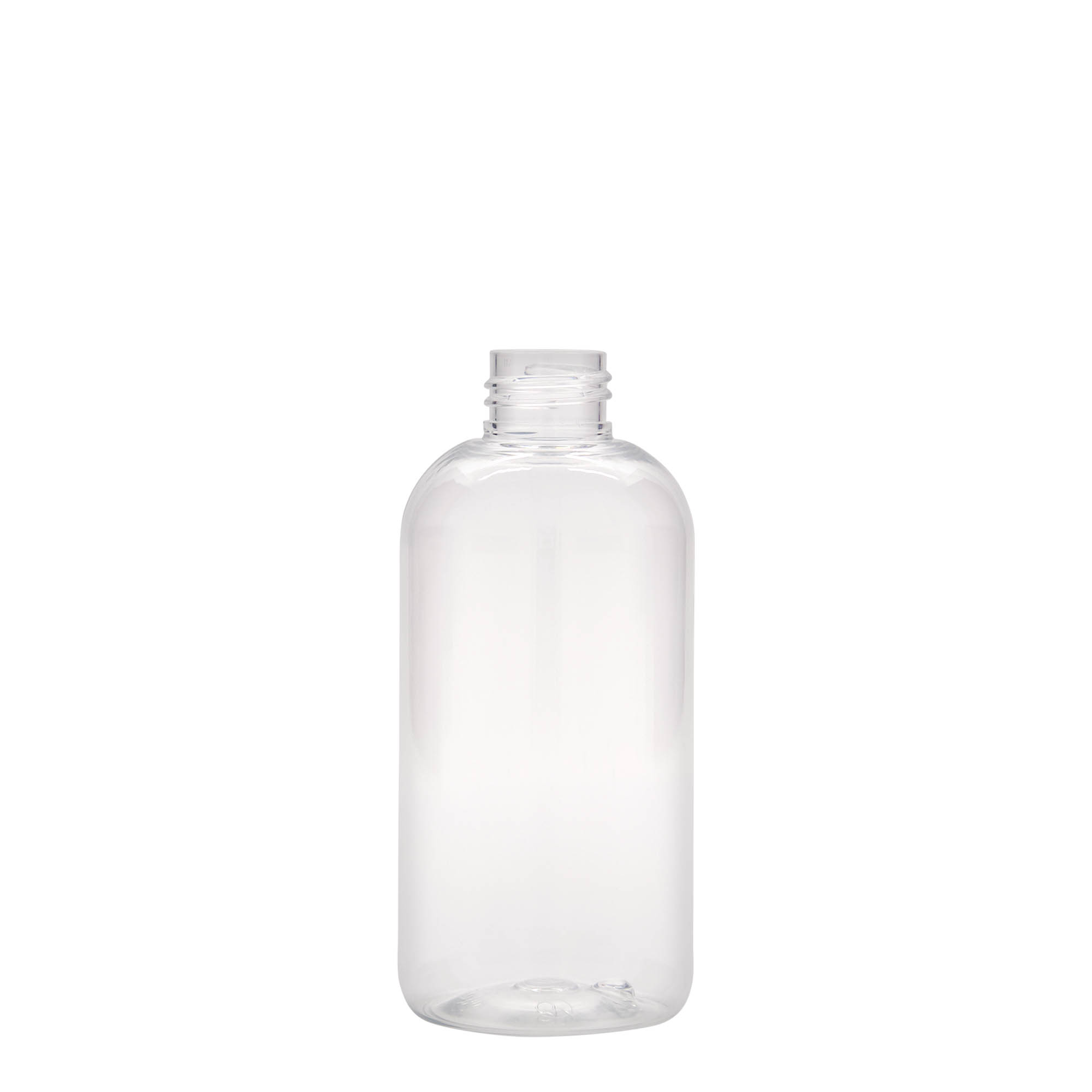 200 ml PET-Flasche „Boston“, Kunststoff, Mündung:  24/410