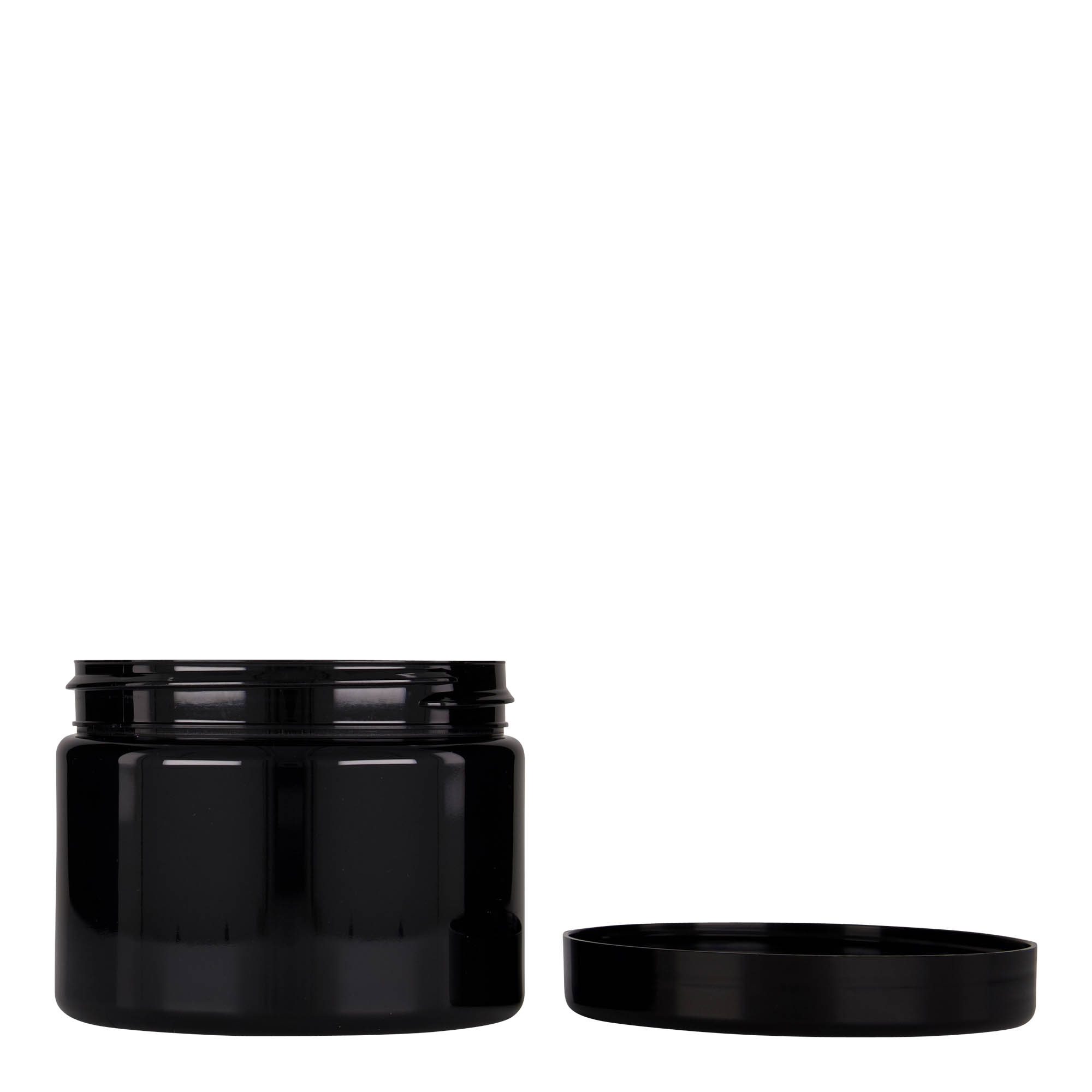 500 ml PET-Dose 'Isabella', schwarz, Mündung: 100/400