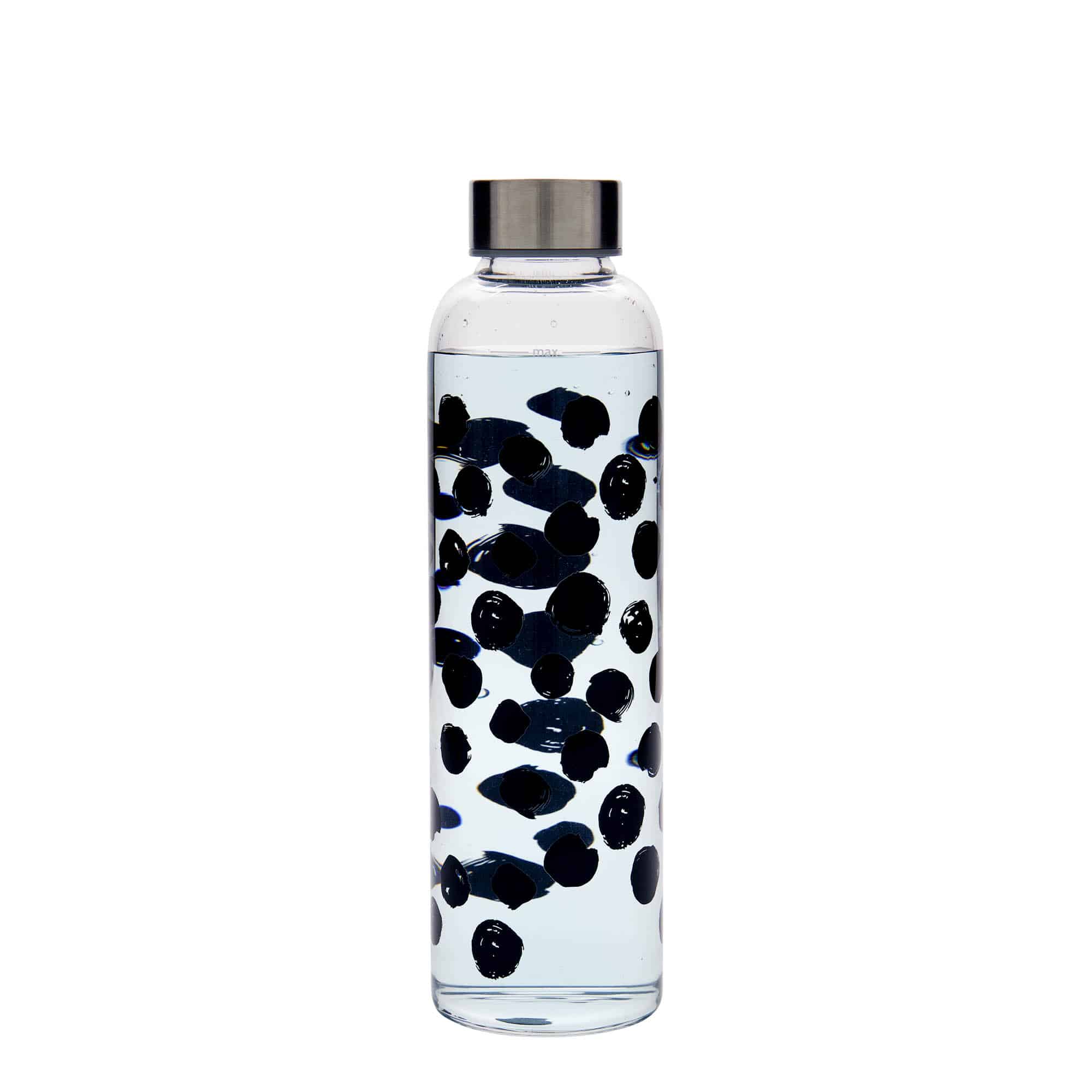 500 ml Trinkflasche 'Perseus - Schwarze Punkte', Mündung: Schraubverschluss