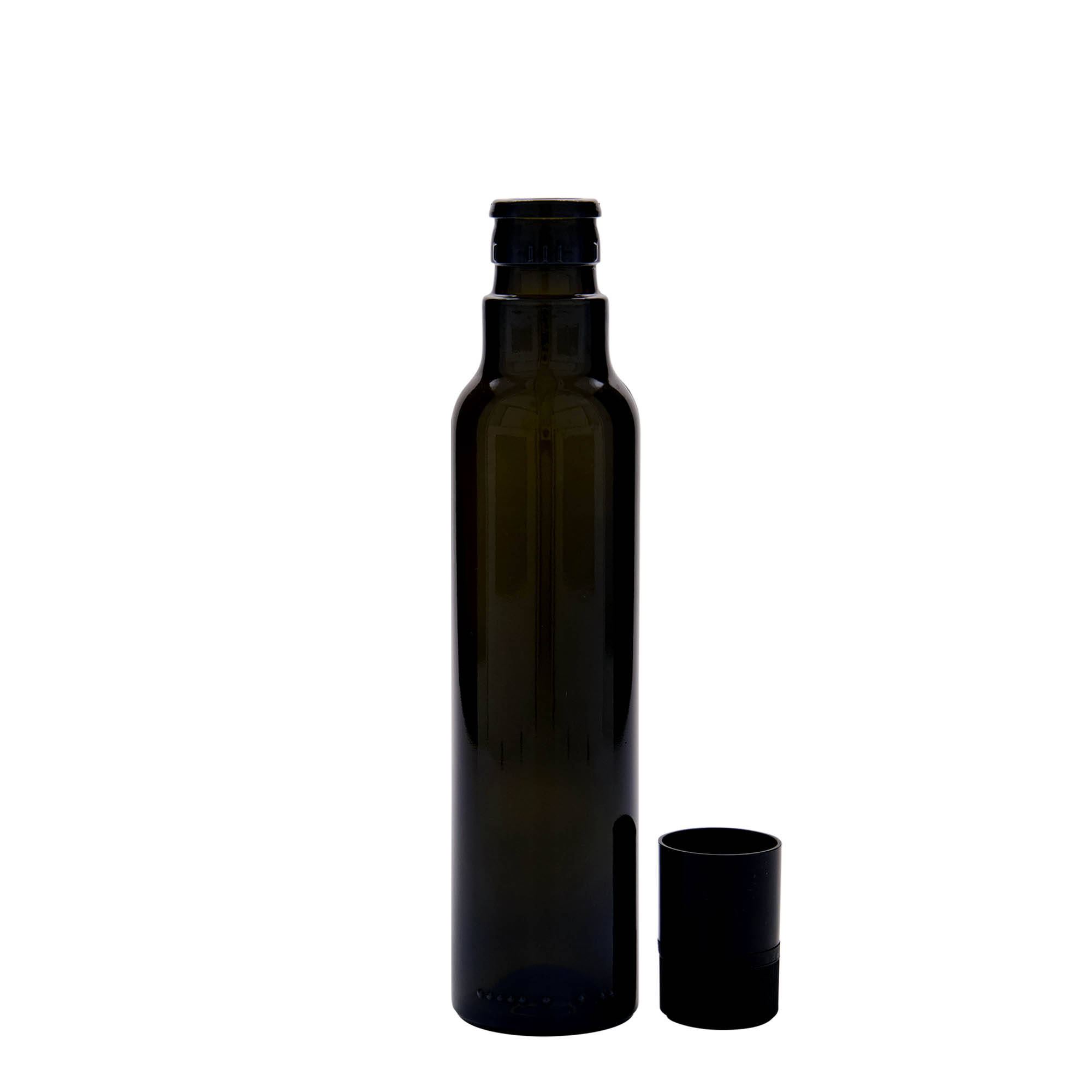 250 ml Essig-/Ölflasche 'Willy New', Glas, antikgrün, Mündung: DOP 250 ml Essig-/Ölflasche 'Willy New', Glas, antikgrün, Mündung: DOP