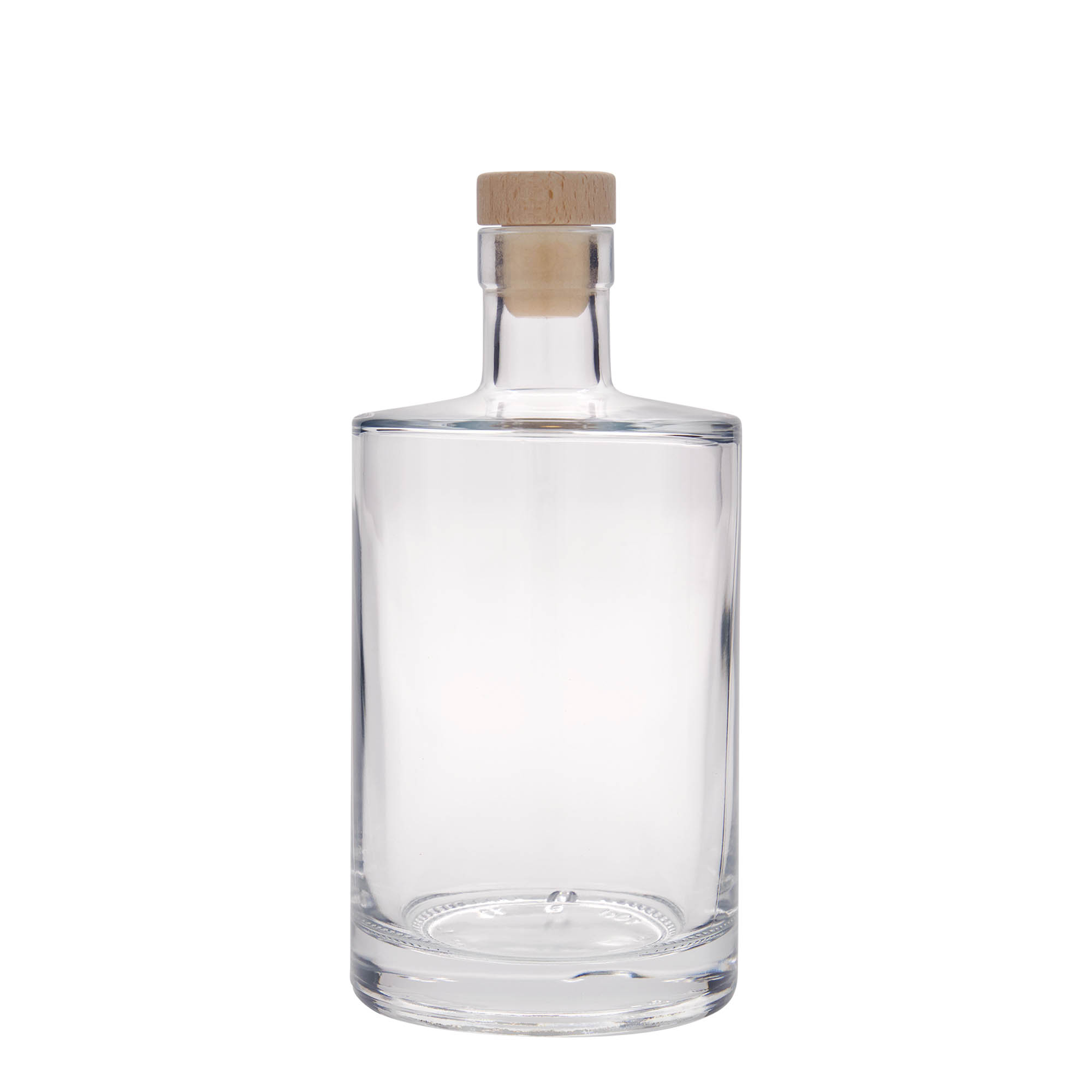 700 ml Glasflasche 'Aventura', Mündung: Kork 700 ml Glasflasche 'Aventura', Mündung: Kork