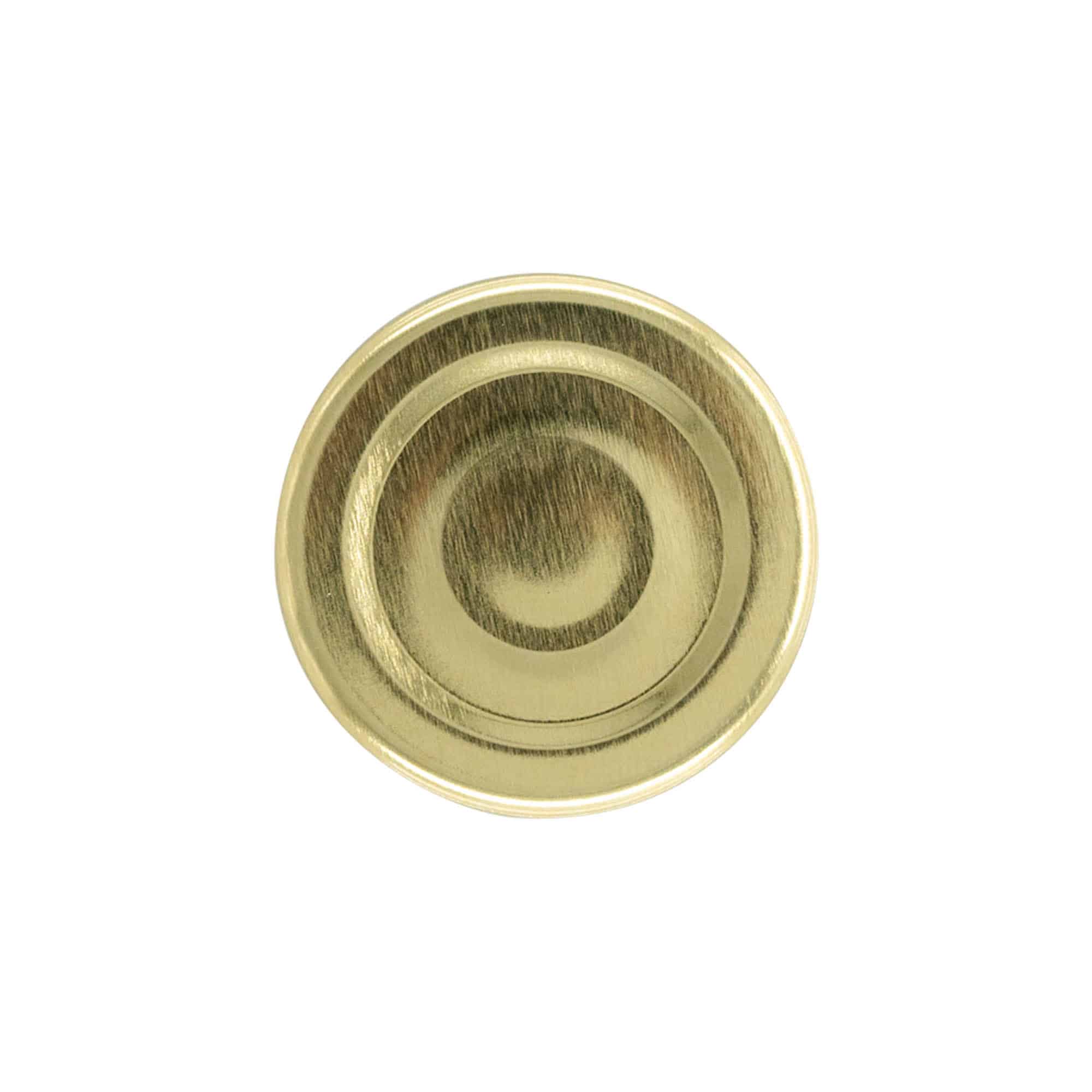 Twist-Off-Deckel, Weißblech, sterilisierbar, gold, für Mündung: TO 43
