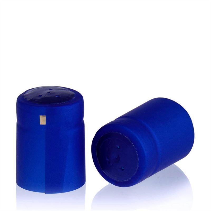 Schrumpfkapsel 32x41, PVC-Kunststoff, blau