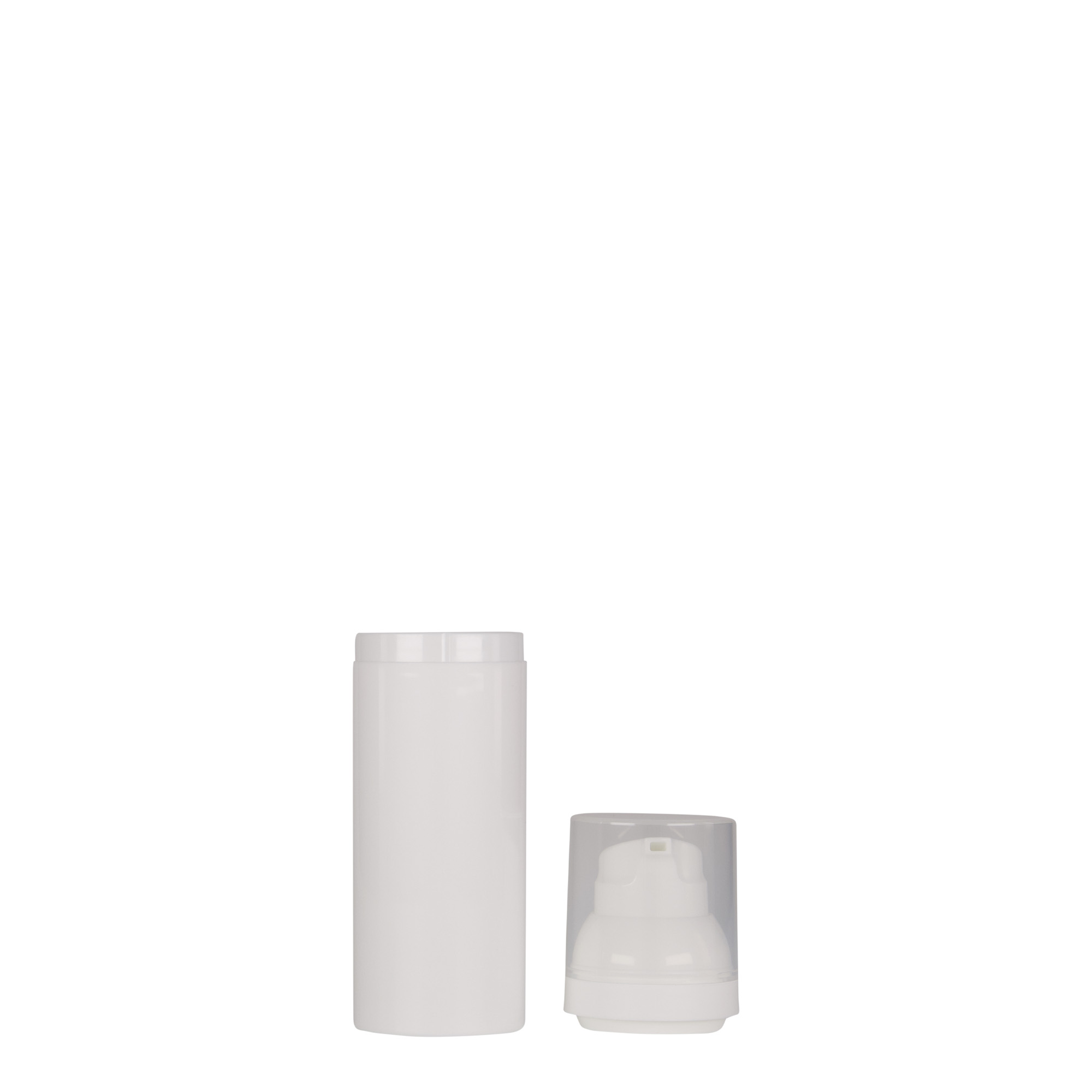 50 ml Airless Dispenser 'Mezzo', PP-Kunststoff, weiß 50 ml Airless Dispenser 'Mezzo', PP-Kunststoff, weiß