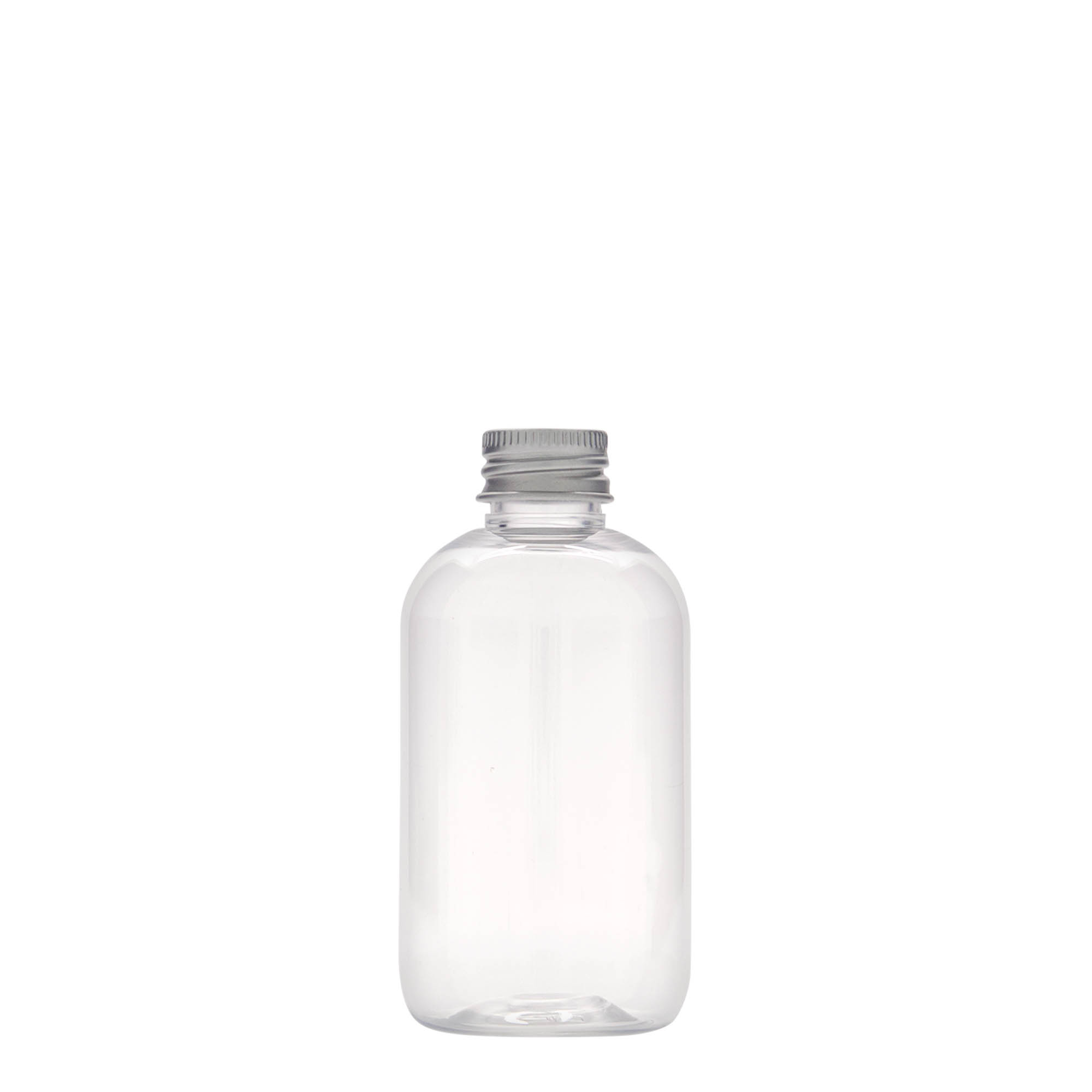 100 ml PET-Flasche 'Boston', Kunststoff, Mündung: 20/410 100 ml PET-Flasche 'Boston', Kunststoff, Mündung: 20/410