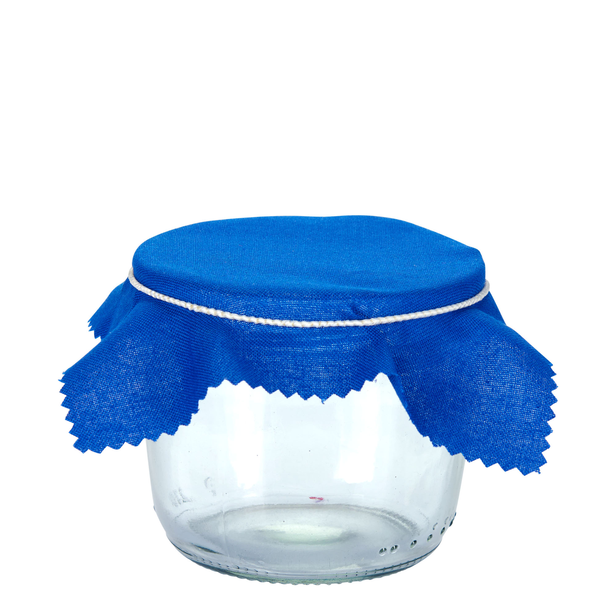 Stoffdeckchen 12x12, quadratisch, Textil, dunkelblau, Mündung. TO38-TO53