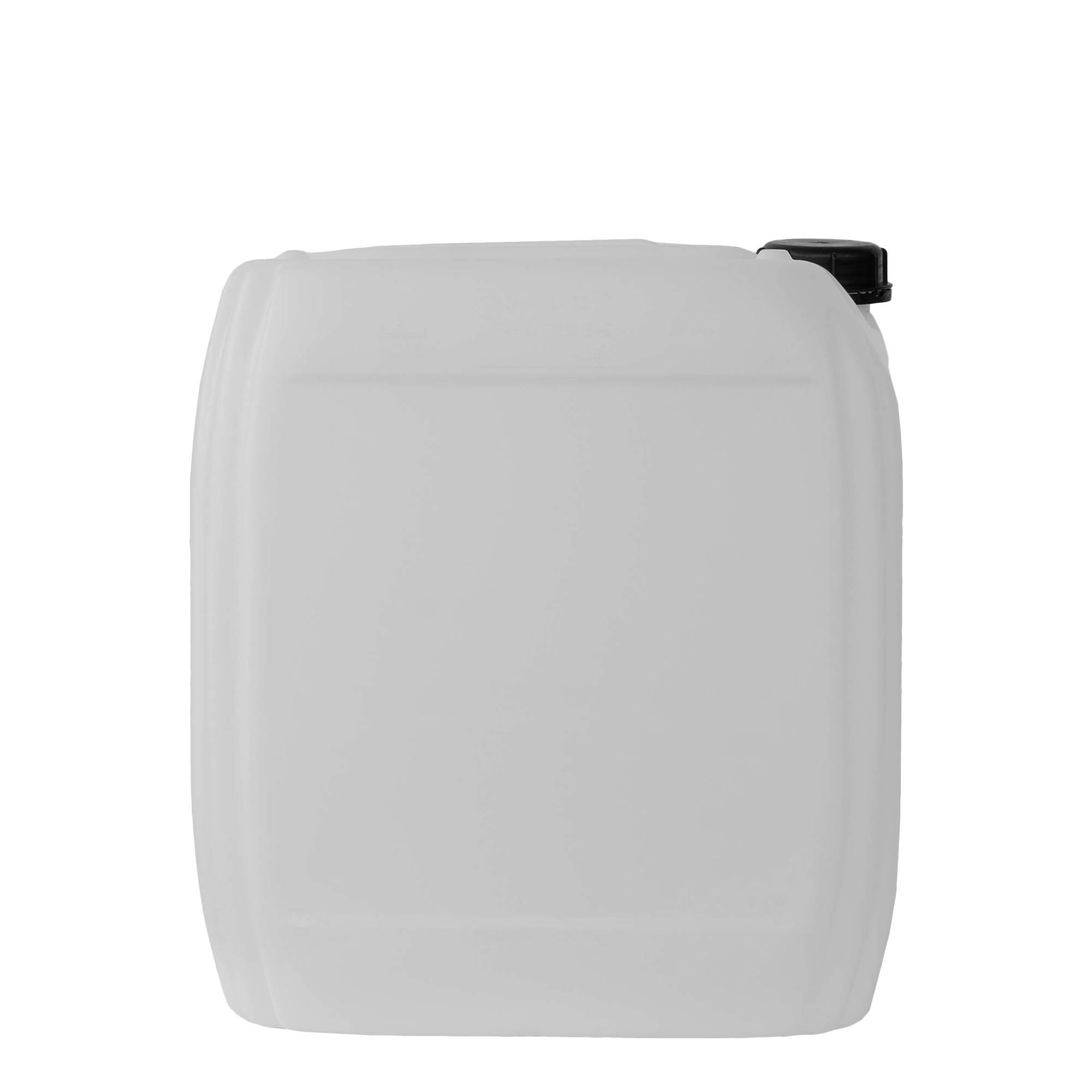 25 l Kanister, rechteckig, HDPE-Kunststoff, natur, Mündung: ND 60 25 l Kanister, rechteckig, HDPE-Kunststoff, natur, Mündung: ND 60